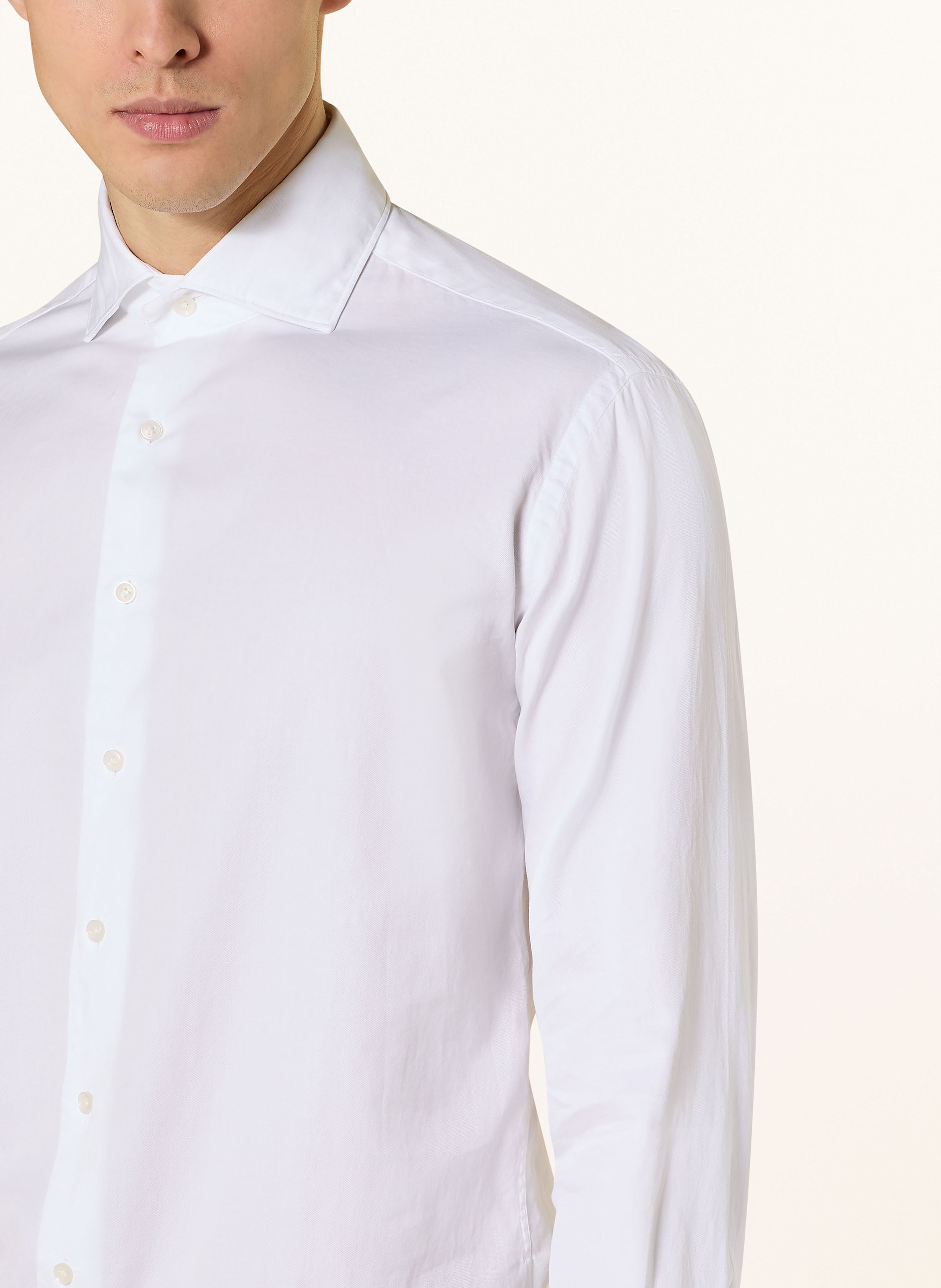 Thumbnail - Artigiano Hemd Classic Fit weiss