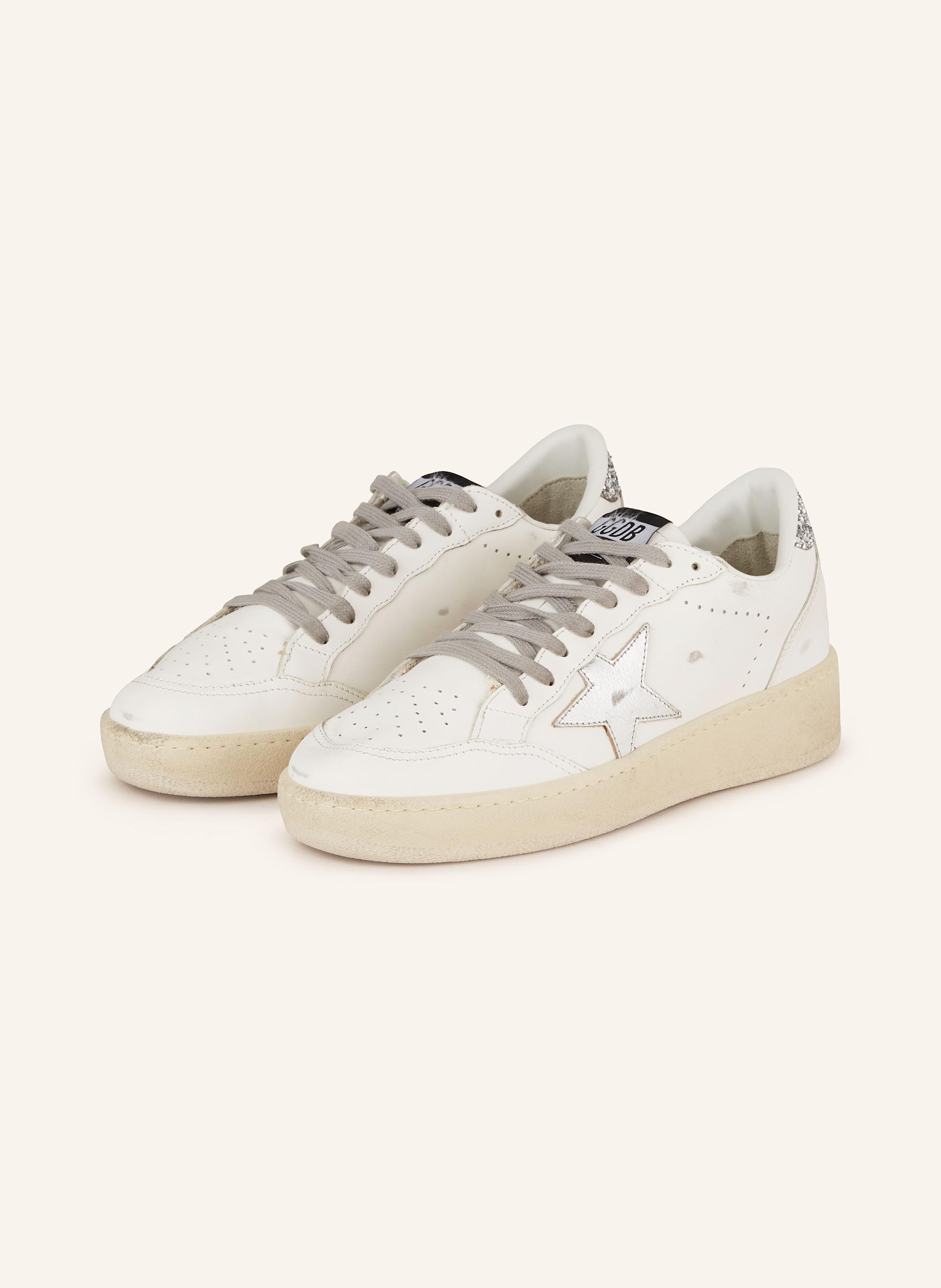 Golden Goose Golden Goose Sneaker Ball Star 2 weiss in WEISS / SILBER