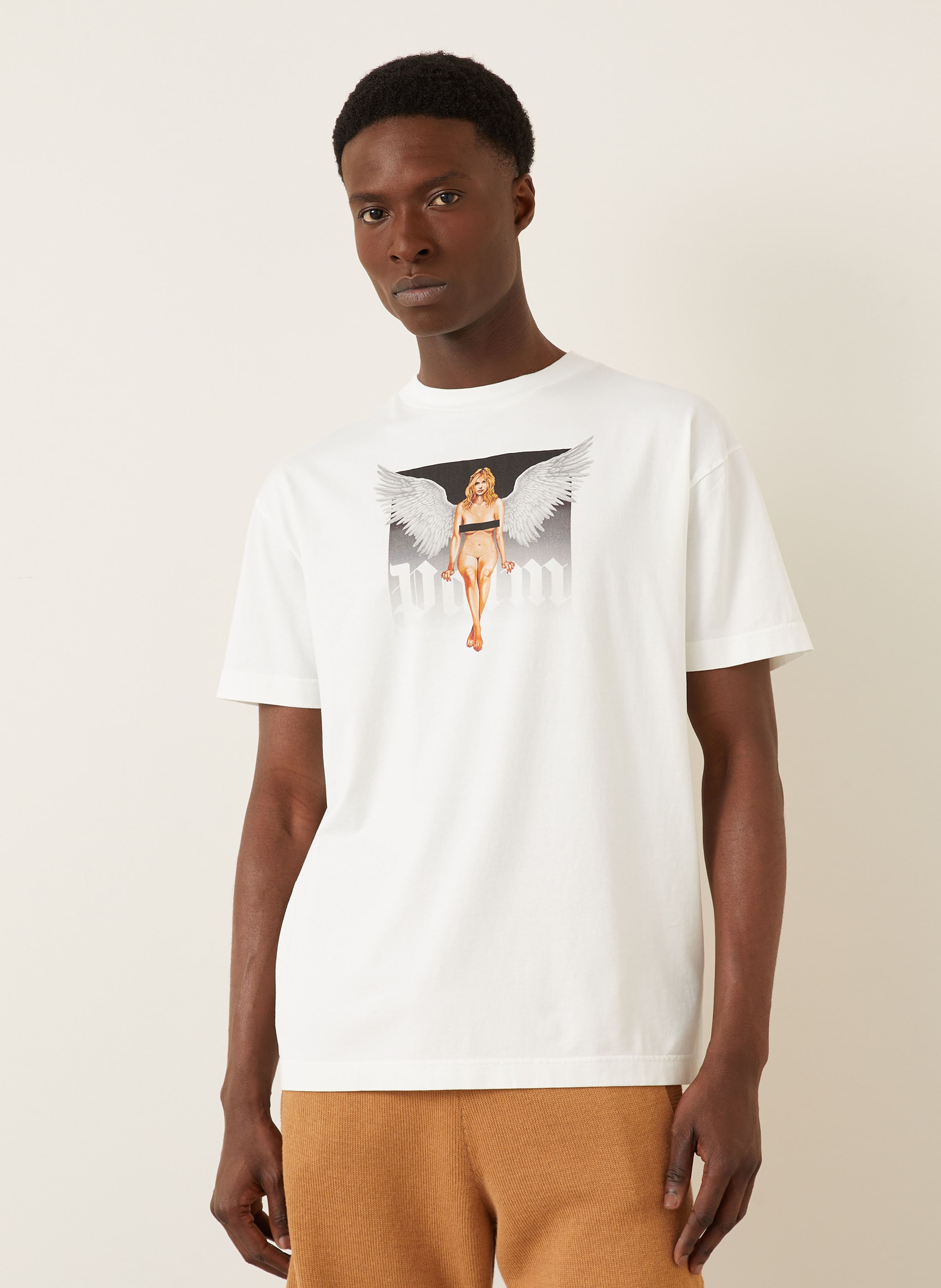 Thumbnail - Palm Angels T-Shirt Crystal weiss