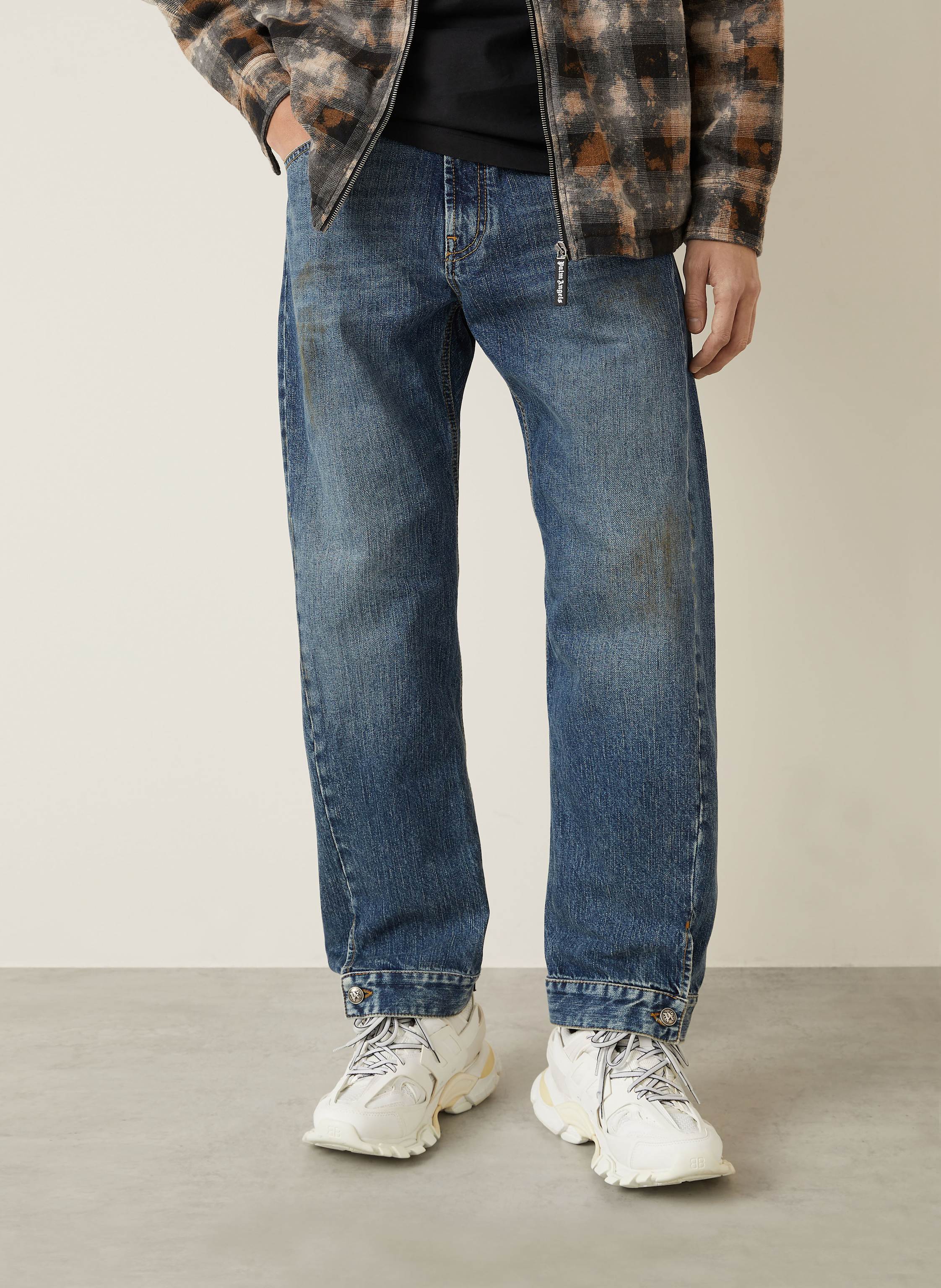 Thumbnail - Palm Angels Jeans Regular Fit blau