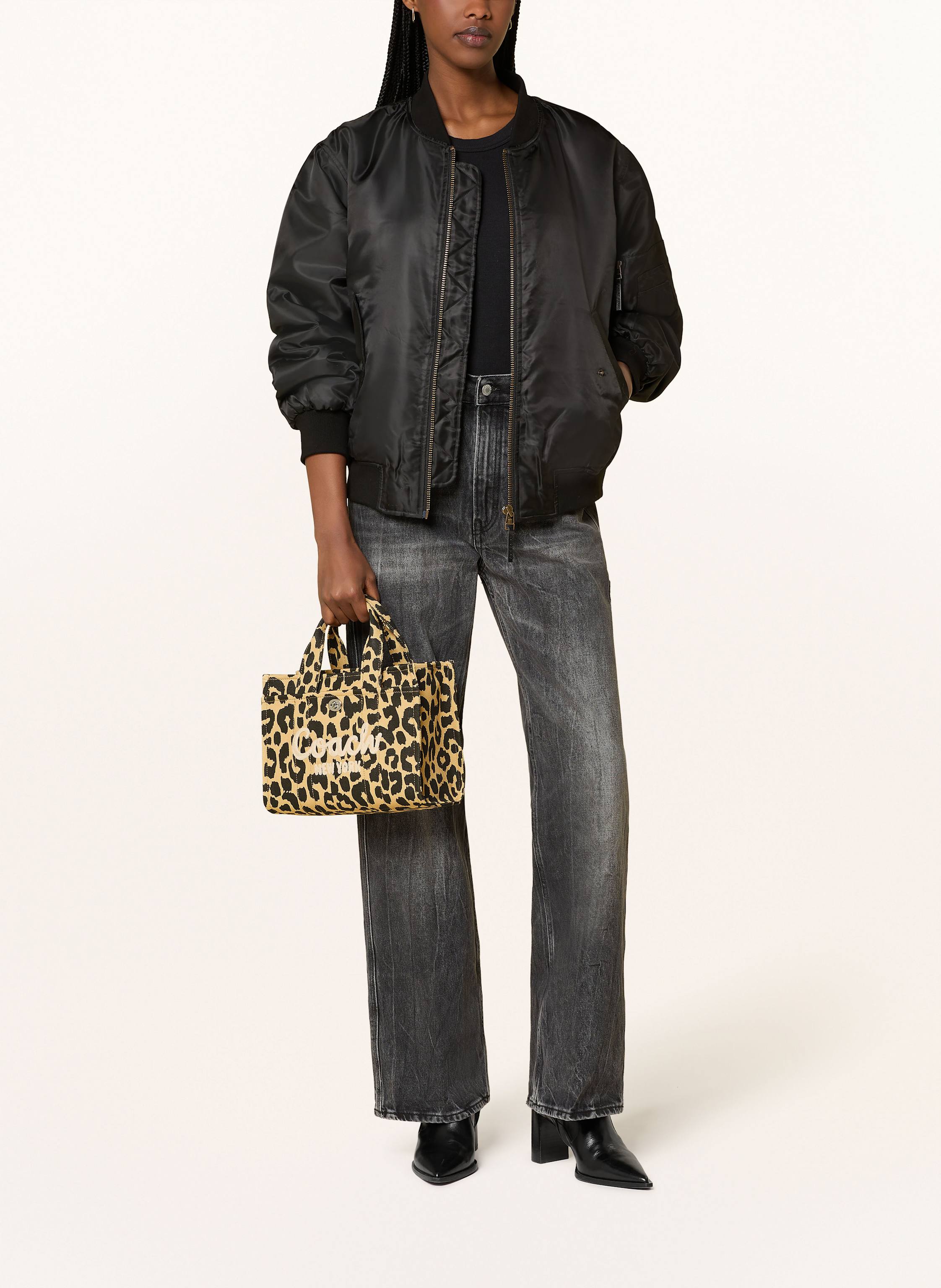 Thumbnail - Coach Handtasche Cargo 26 schwarz