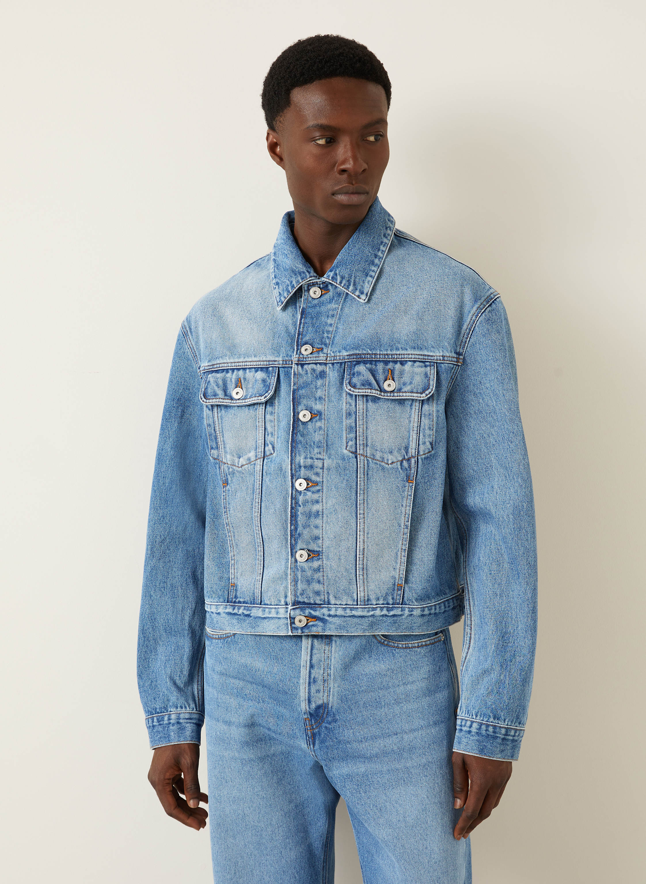Thumbnail - Jacquemus Jeansjacke La Veste De-Nîmes blau