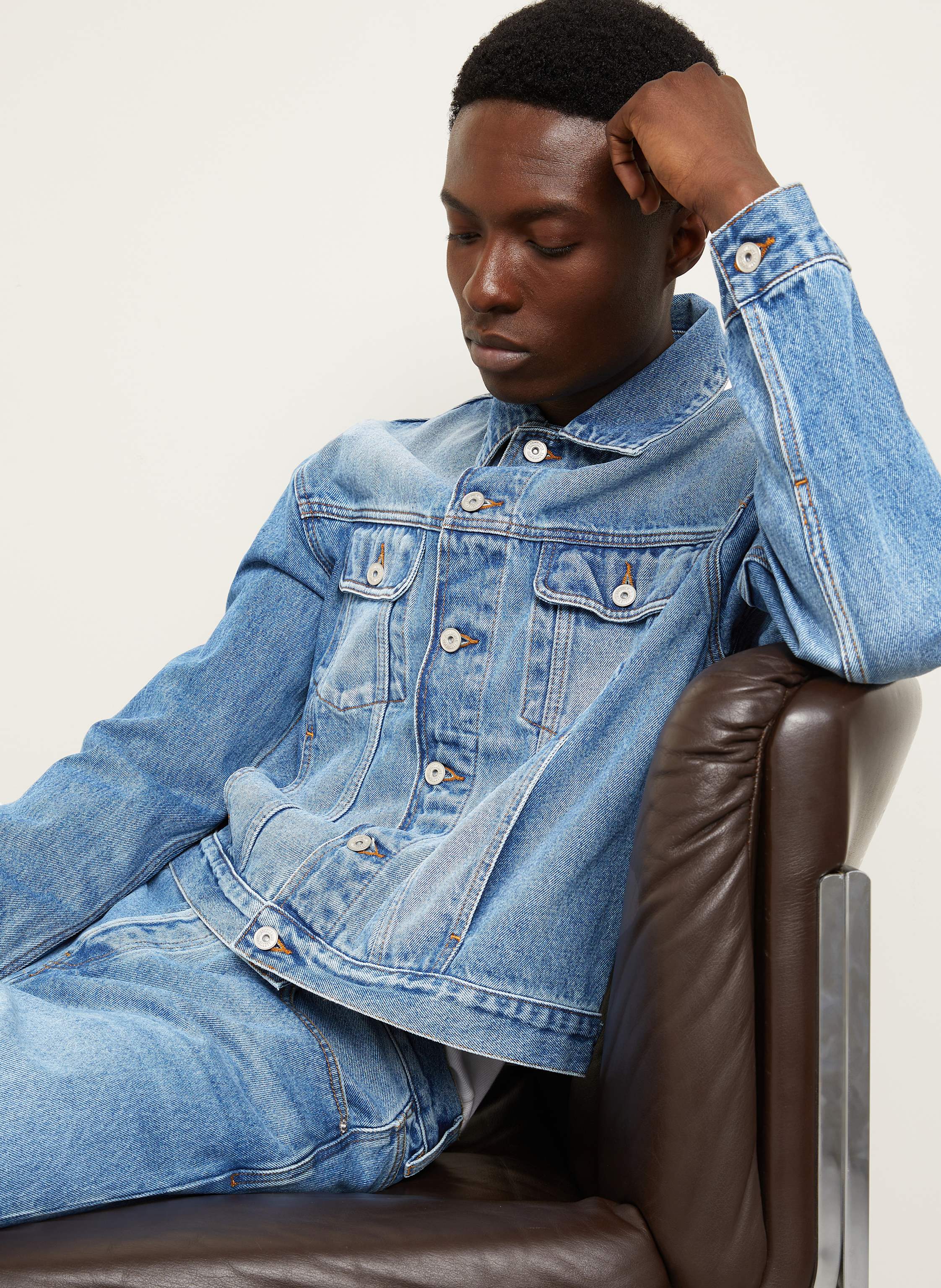 Thumbnail - Jacquemus Jeansjacke La Veste De-Nîmes blau
