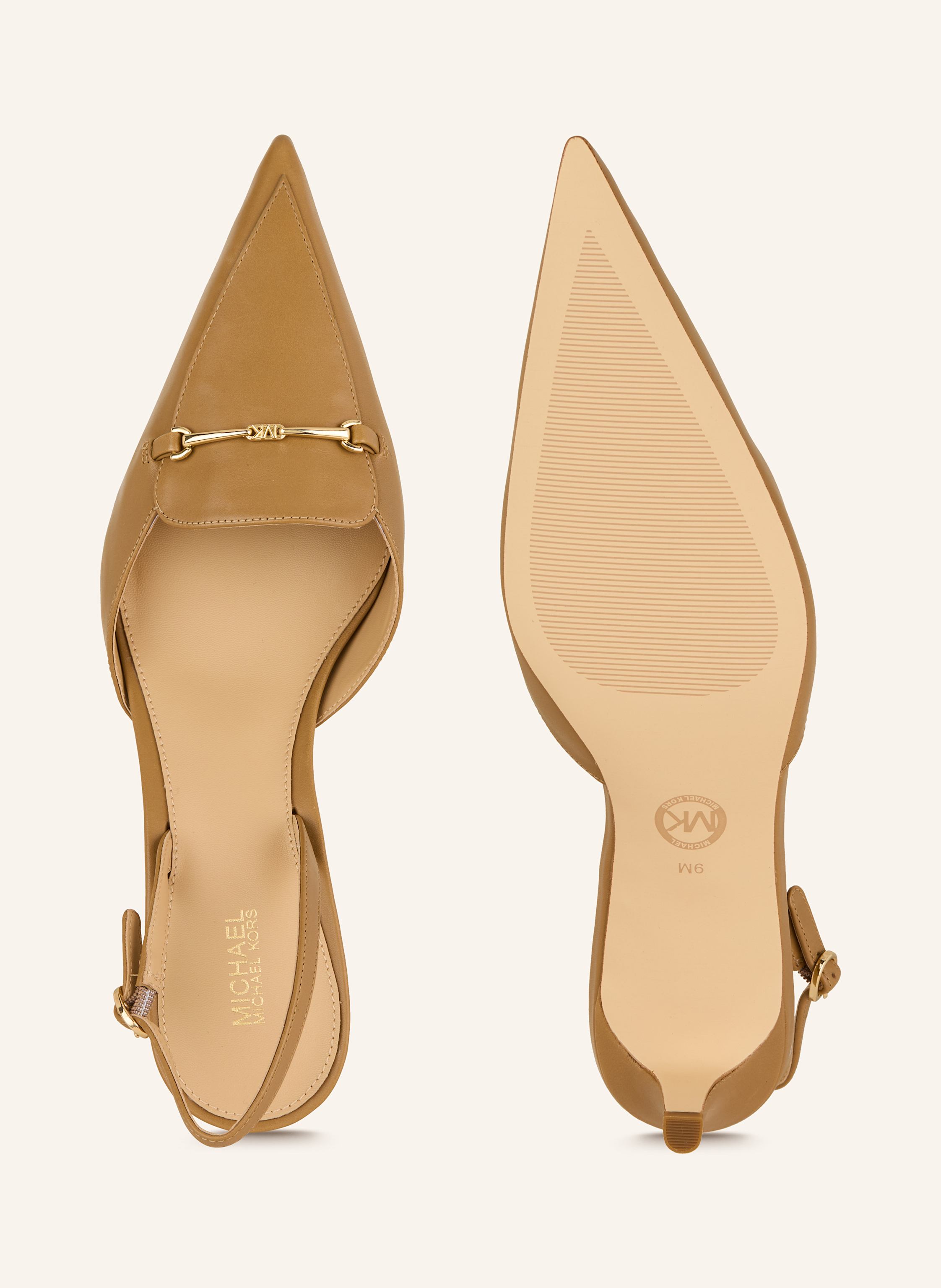 Thumbnail - Michael Kors Slingpumps Lena beige