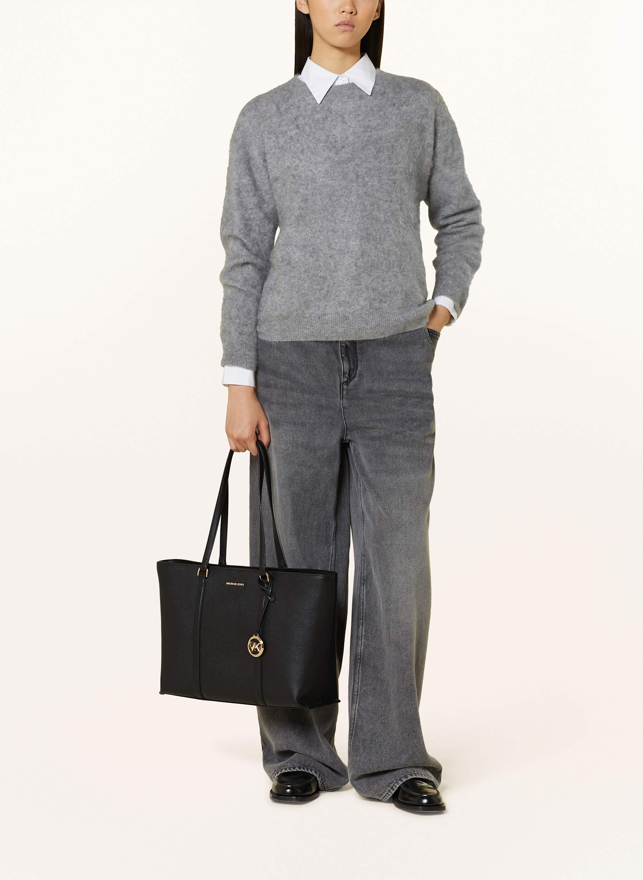 Thumbnail - Michael Kors Shopper Temple schwarz