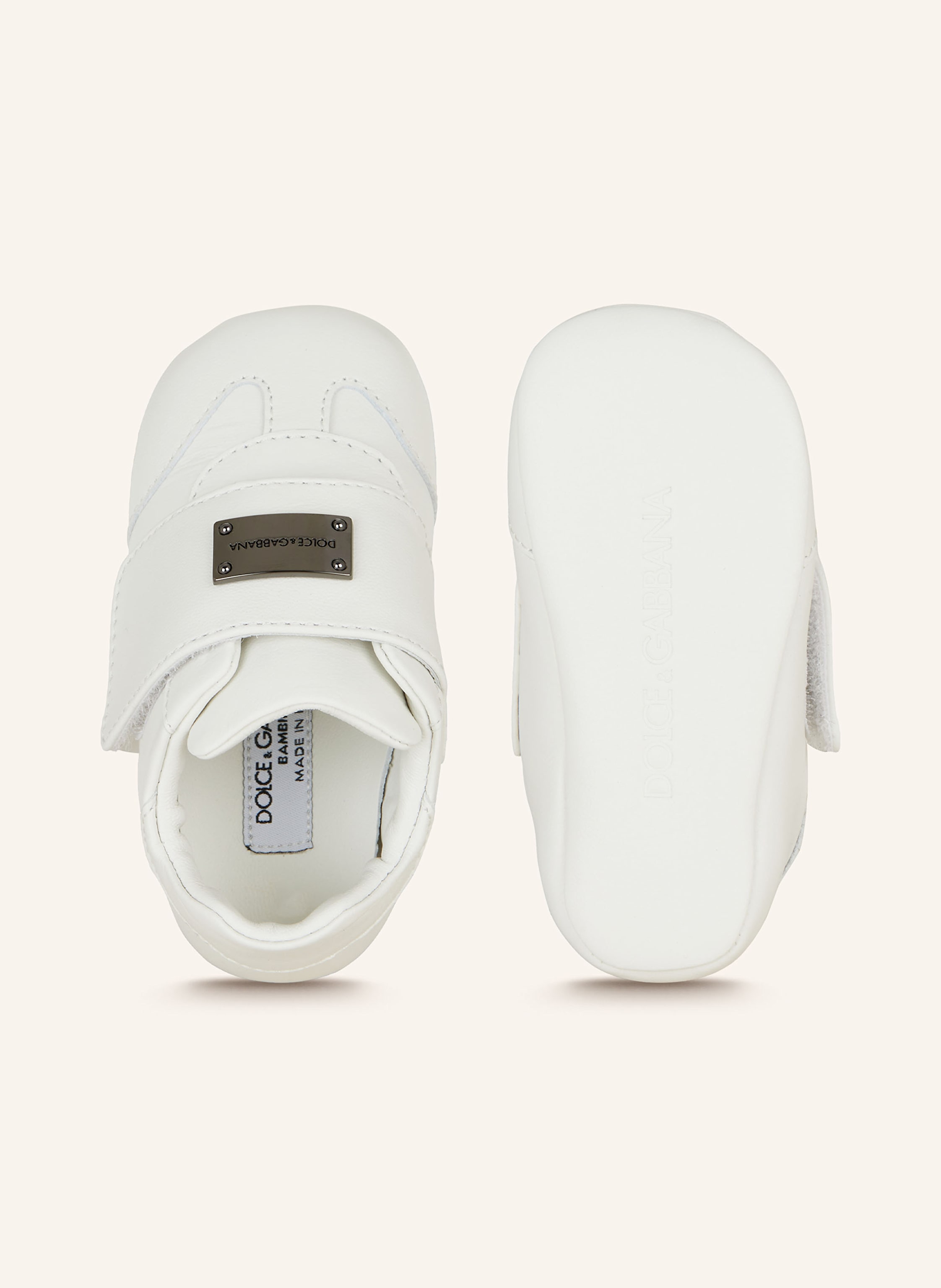 Thumbnail - Dolce & Gabbana Krabbelschuhe weiss