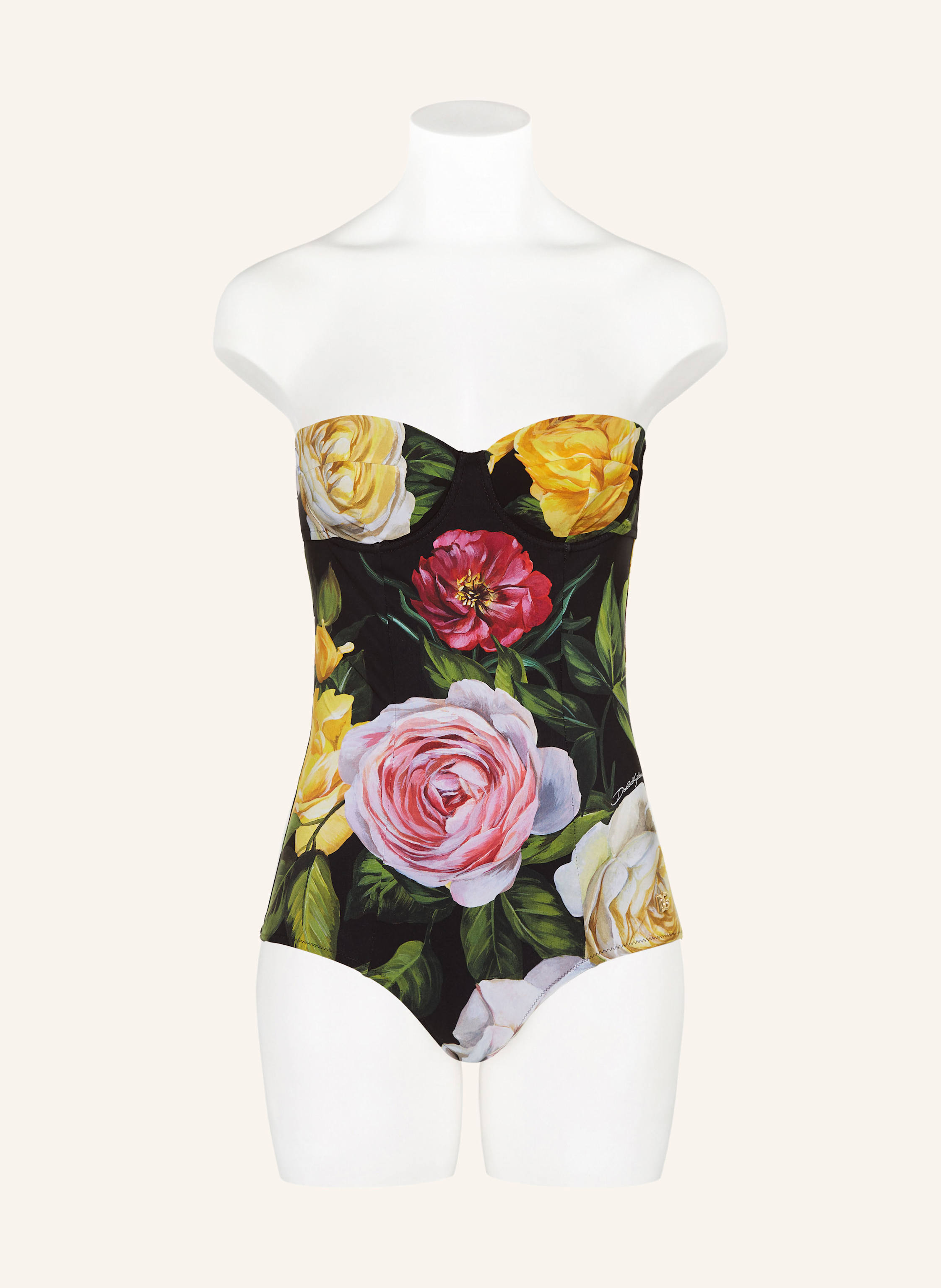 Thumbnail - Dolce & Gabbana Bügel-Badeanzug schwarz