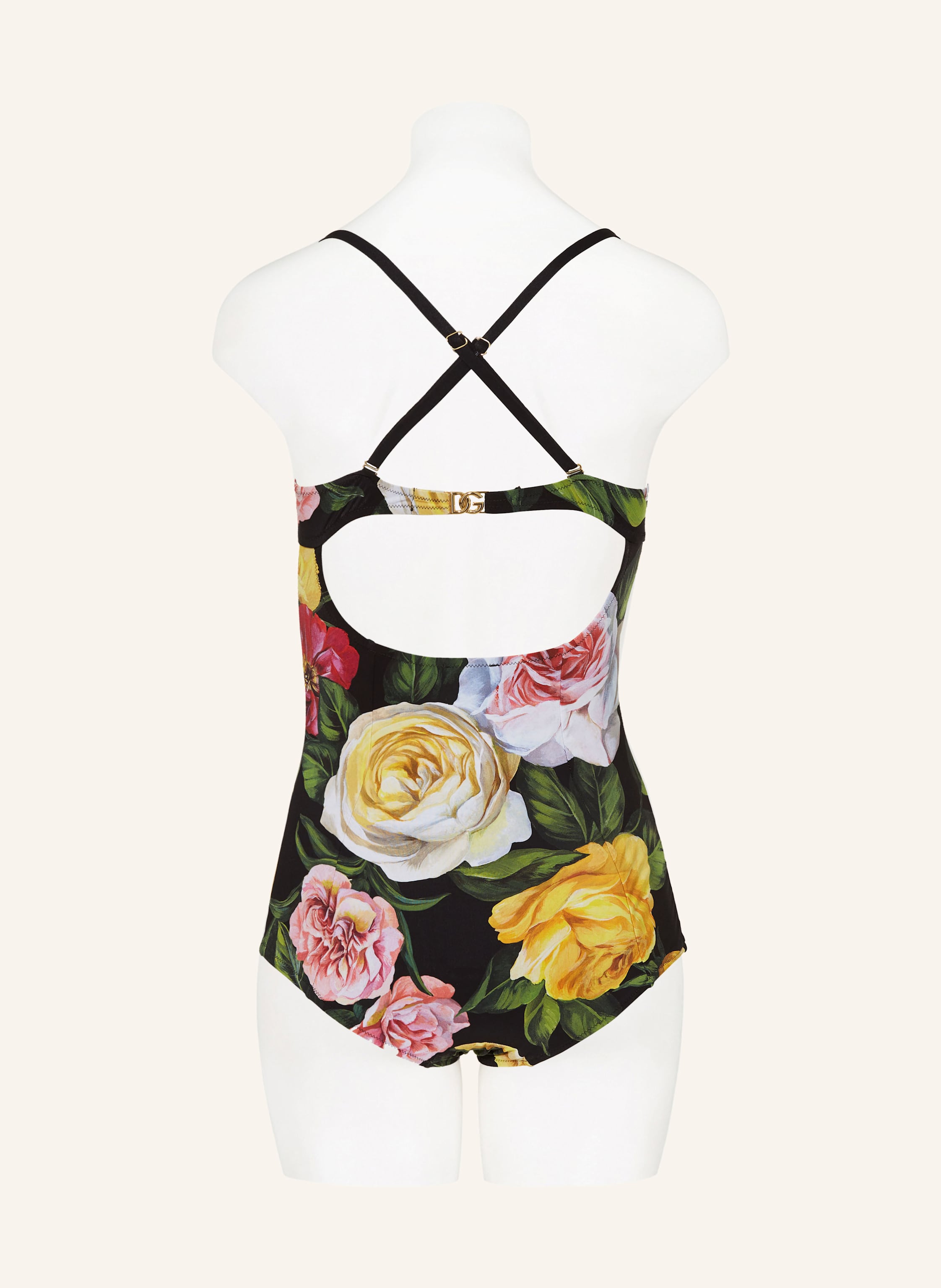 Thumbnail - Dolce & Gabbana Bügel-Badeanzug schwarz