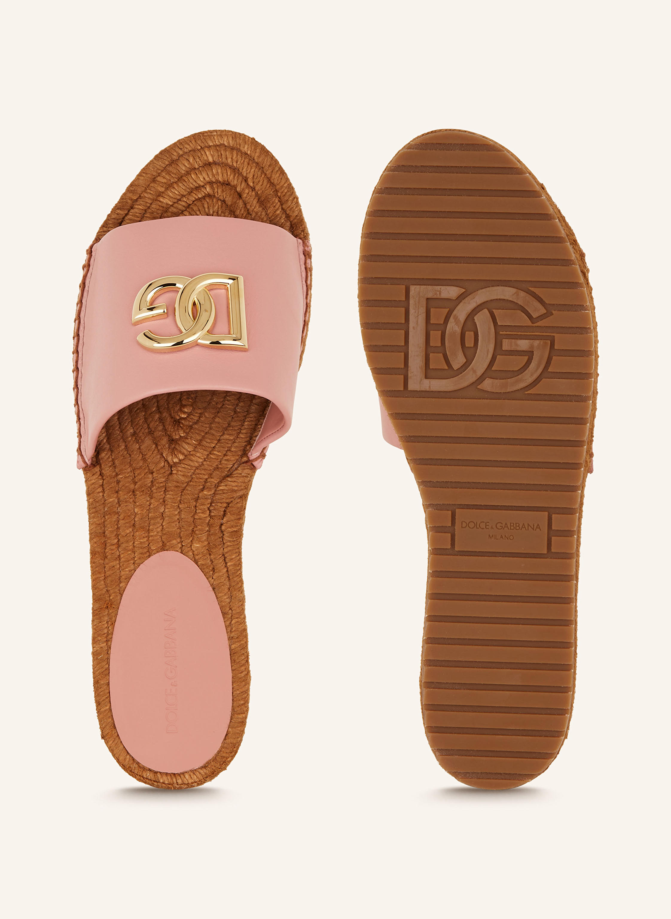 Thumbnail - Dolce & Gabbana Pantoletten pink