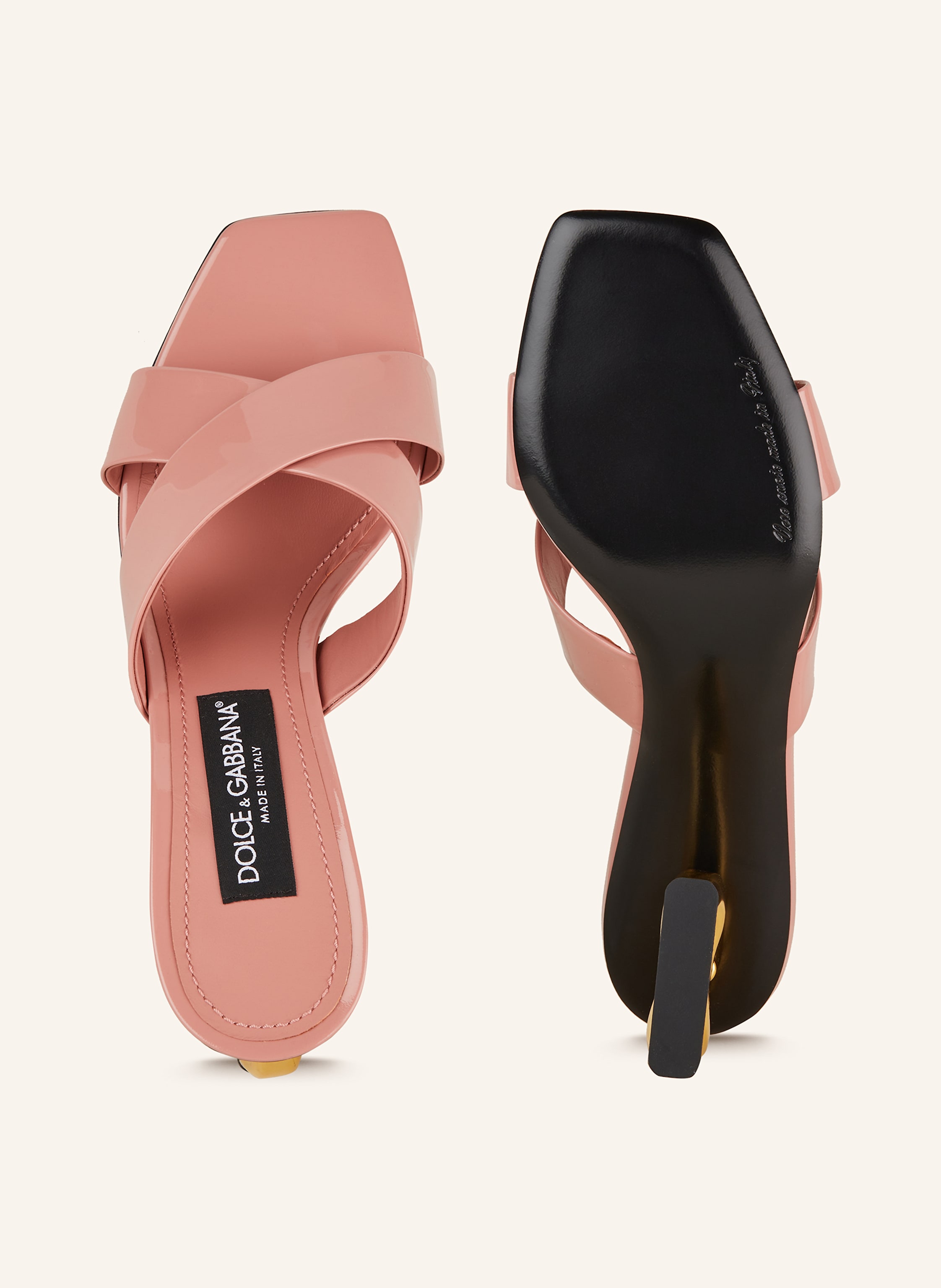 Thumbnail - Dolce & Gabbana Mules Vernice pink
