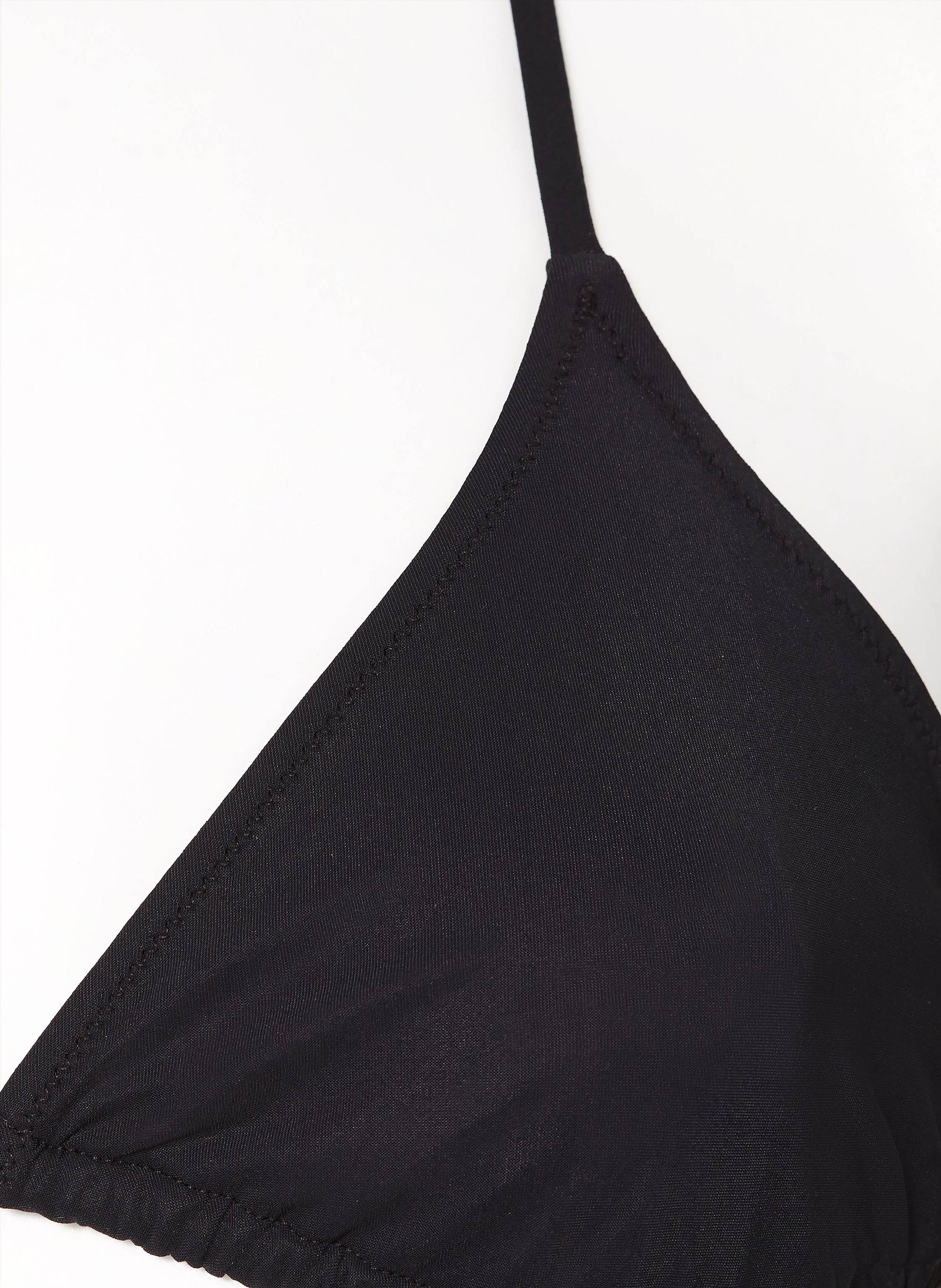 Thumbnail - Dolce & Gabbana Triangel-Bikini-Top Essentials schwarz