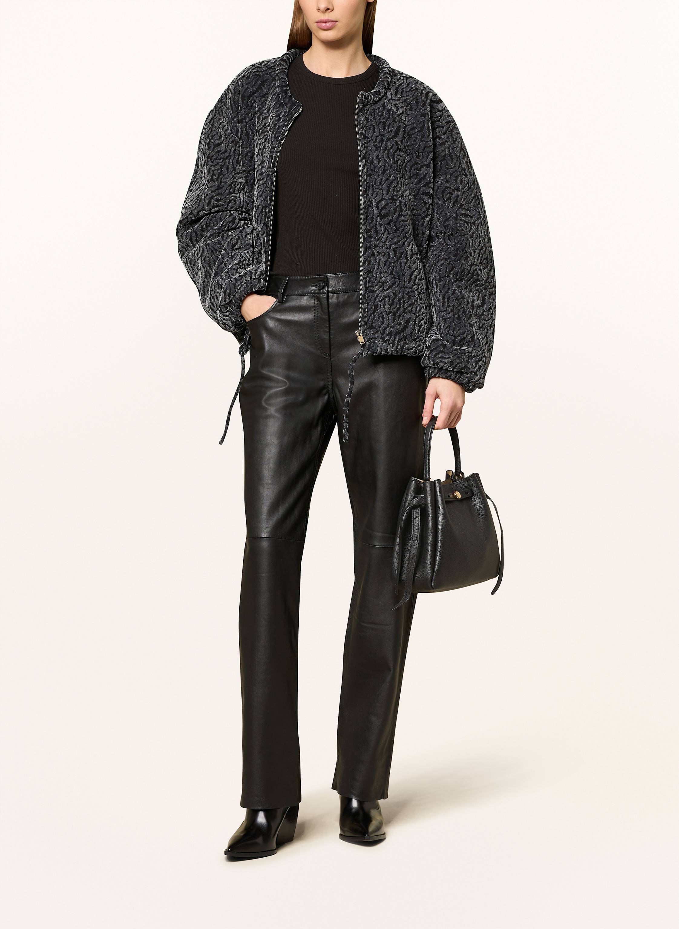 Thumbnail - Tory Burch Beuteltasche Romy schwarz