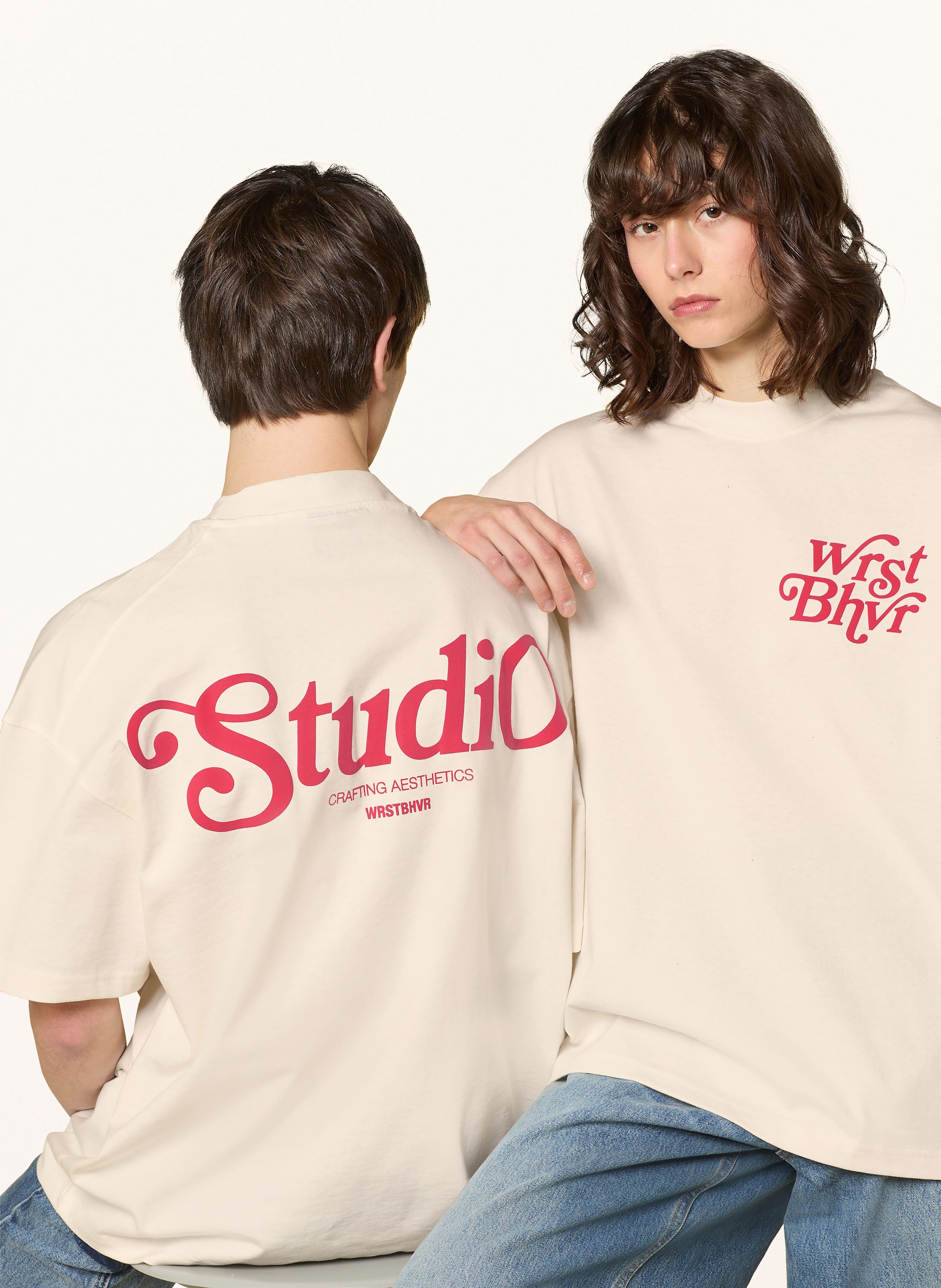 Thumbnail - Wrstbhvr T-Shirt Rean weiss