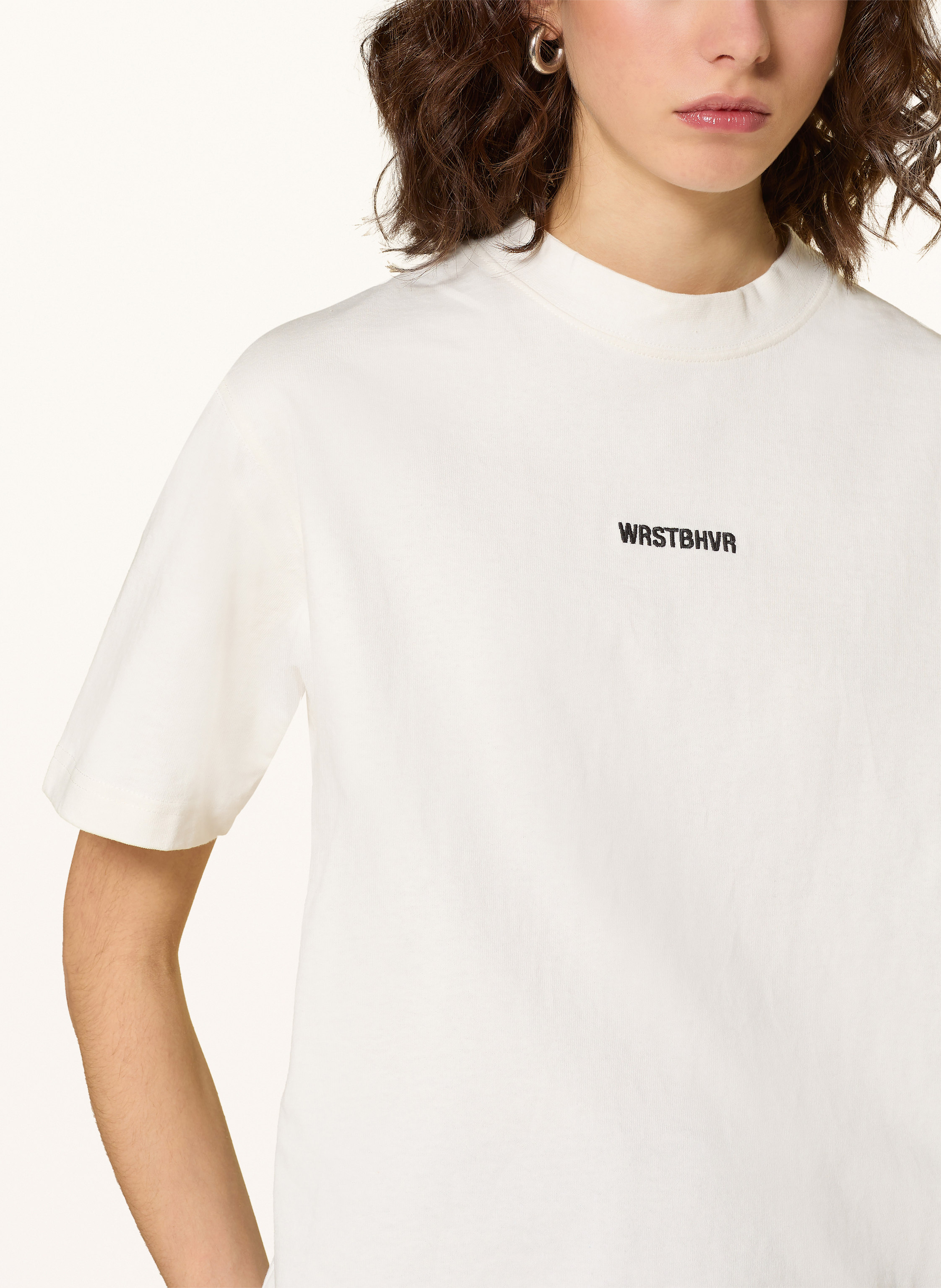 Thumbnail - Wrstbhvr T-Shirt Nila weiss
