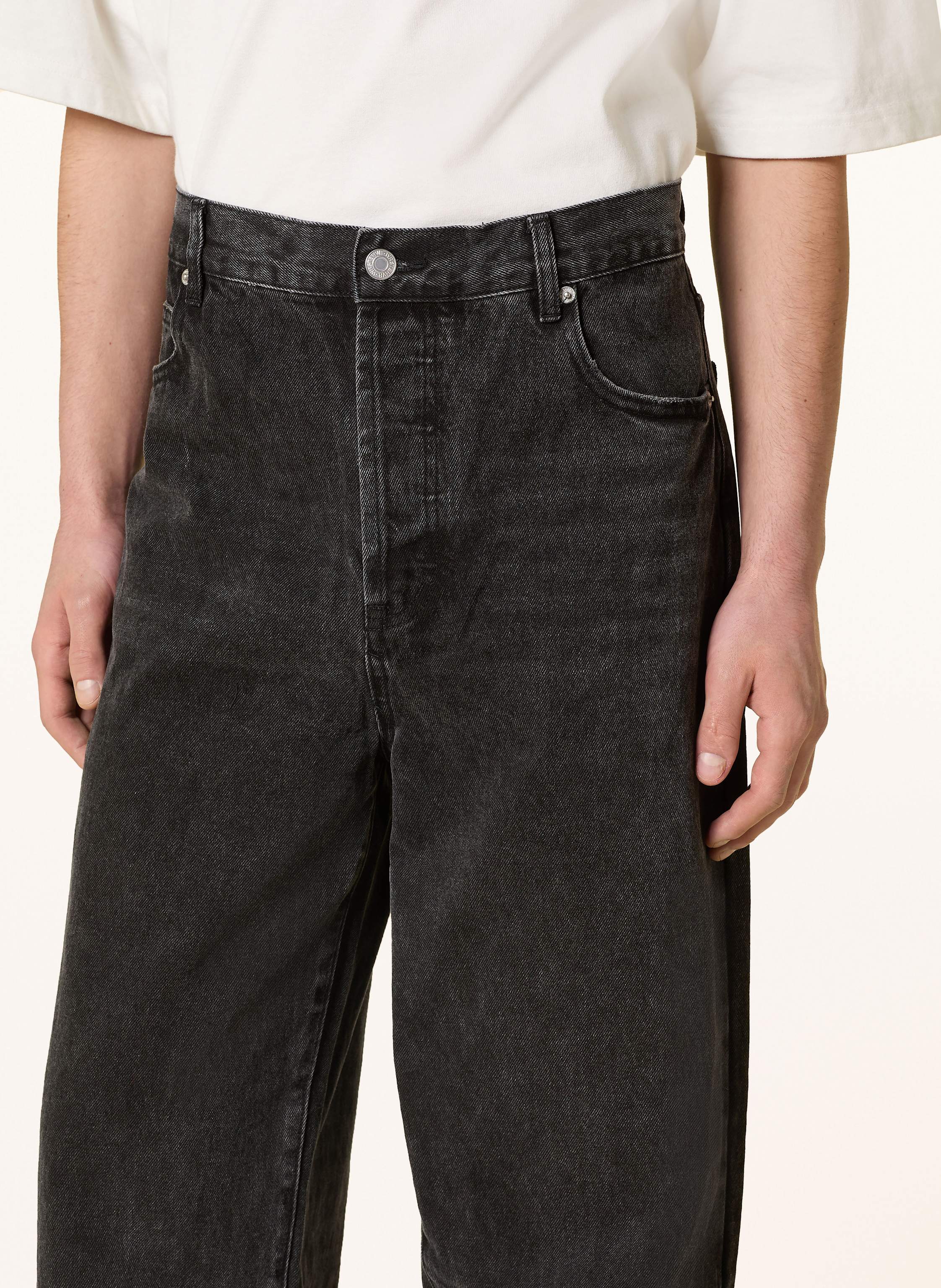 Thumbnail - Wrstbhvr Jeans Lemmy Baggy Fit schwarz