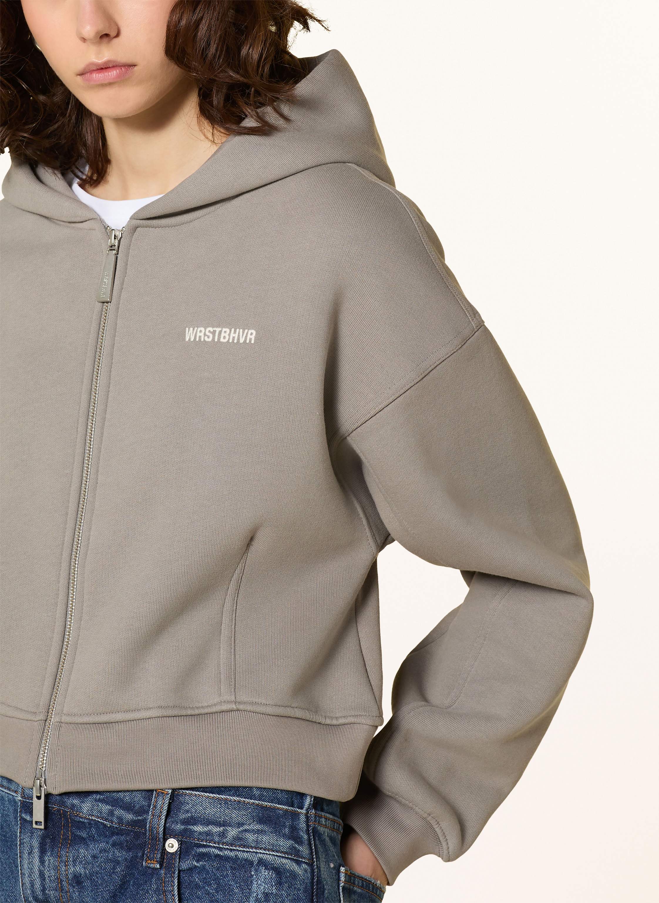 Thumbnail - Wrstbhvr Sweatjacke Eria grau