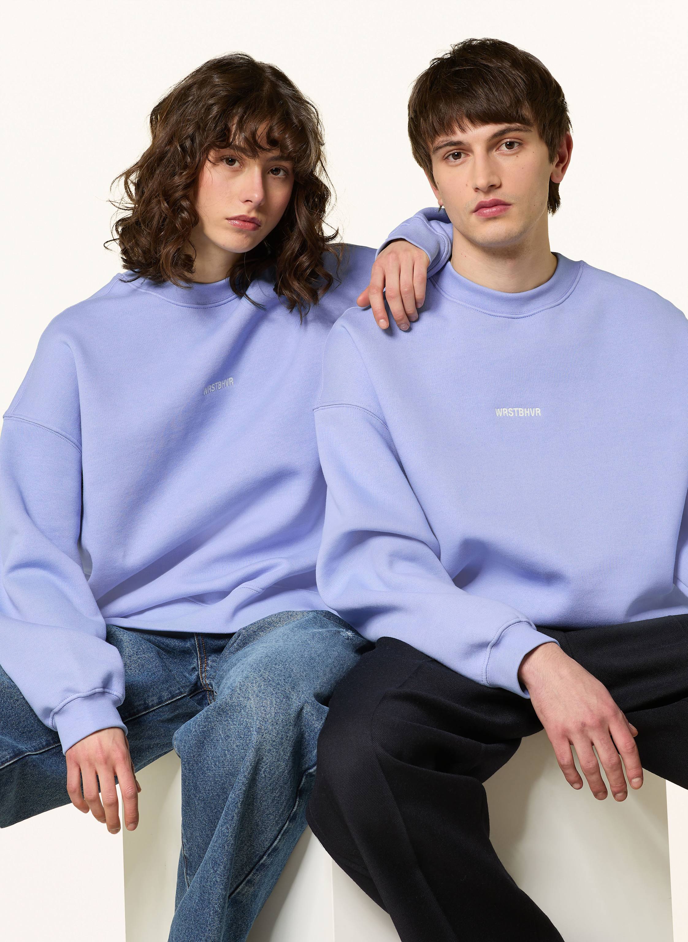 Thumbnail - Wrstbhvr Sweatshirt Nubi blau