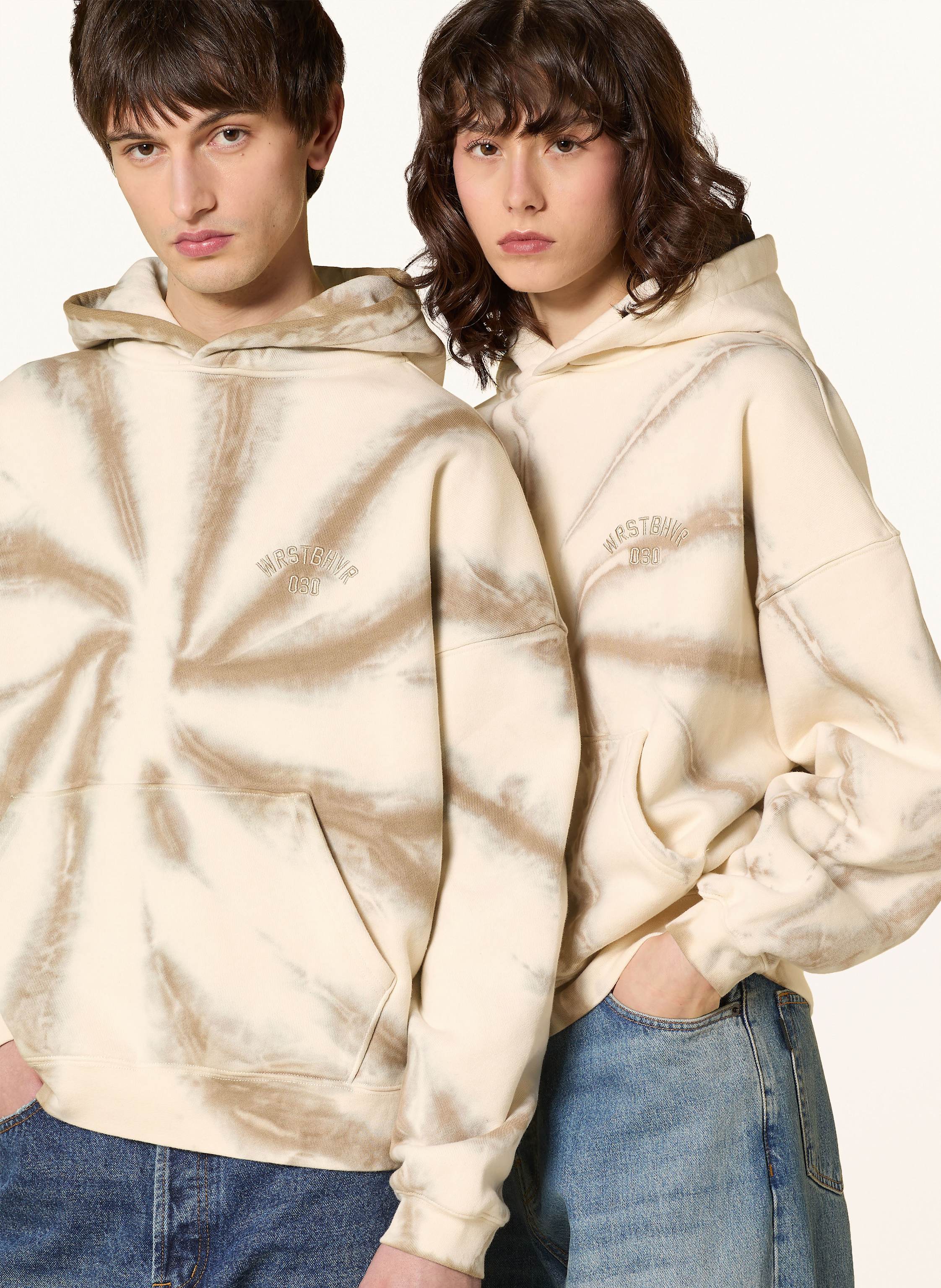 Thumbnail - Wrstbhvr Hoodie Erol beige
