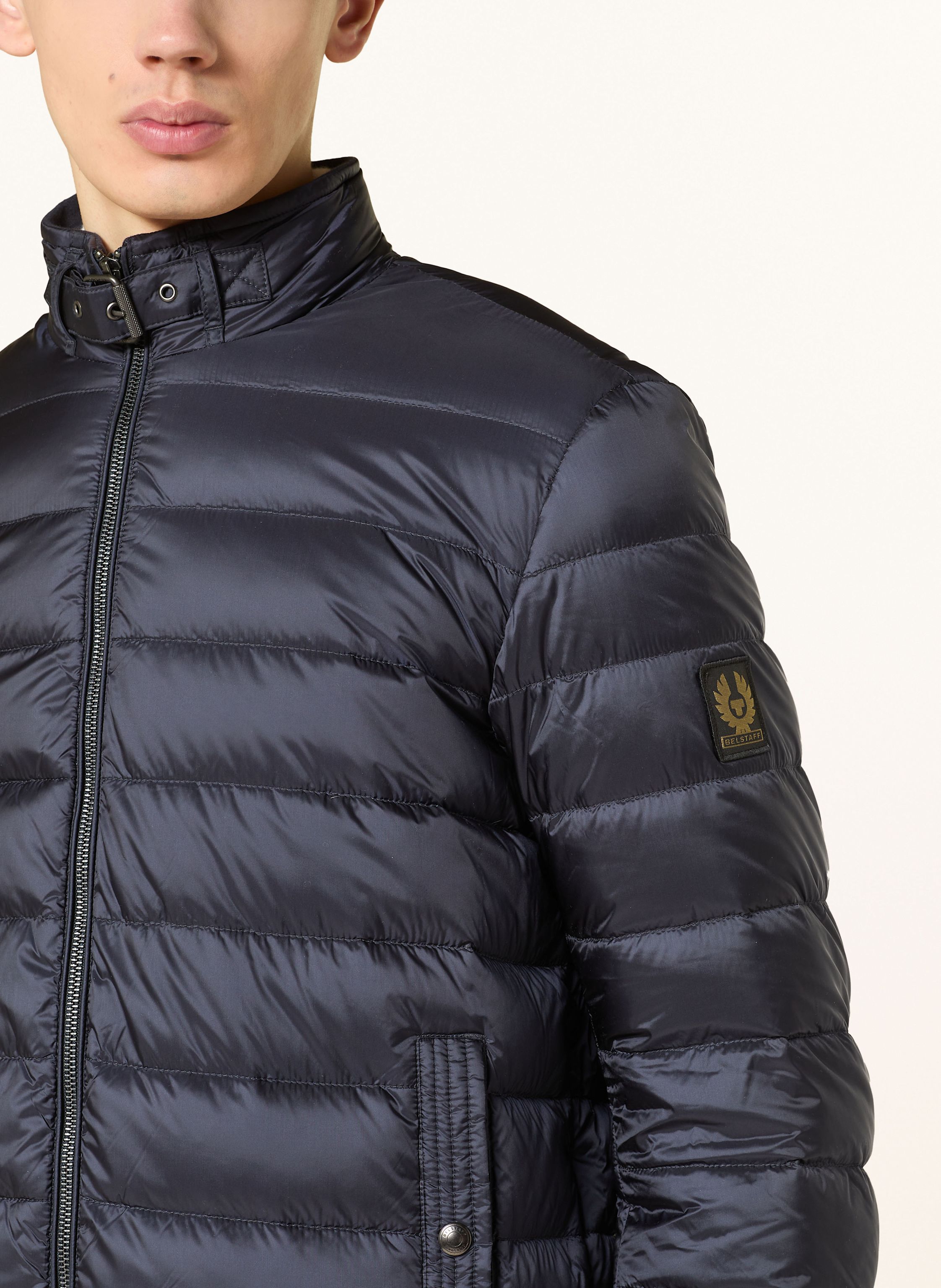 Thumbnail - Belstaff Lightweight-Daunenjacke Circuit blau