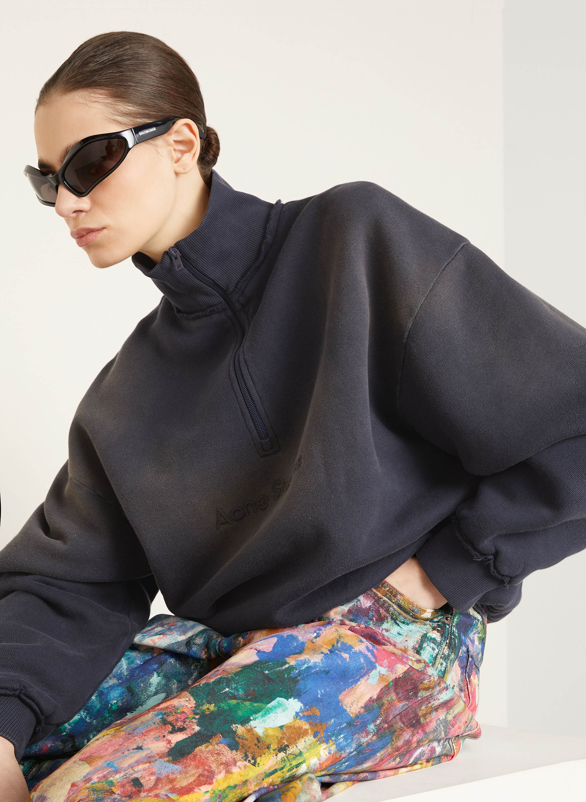 Thumbnail - Acne Studios Sweat-Troyer blau