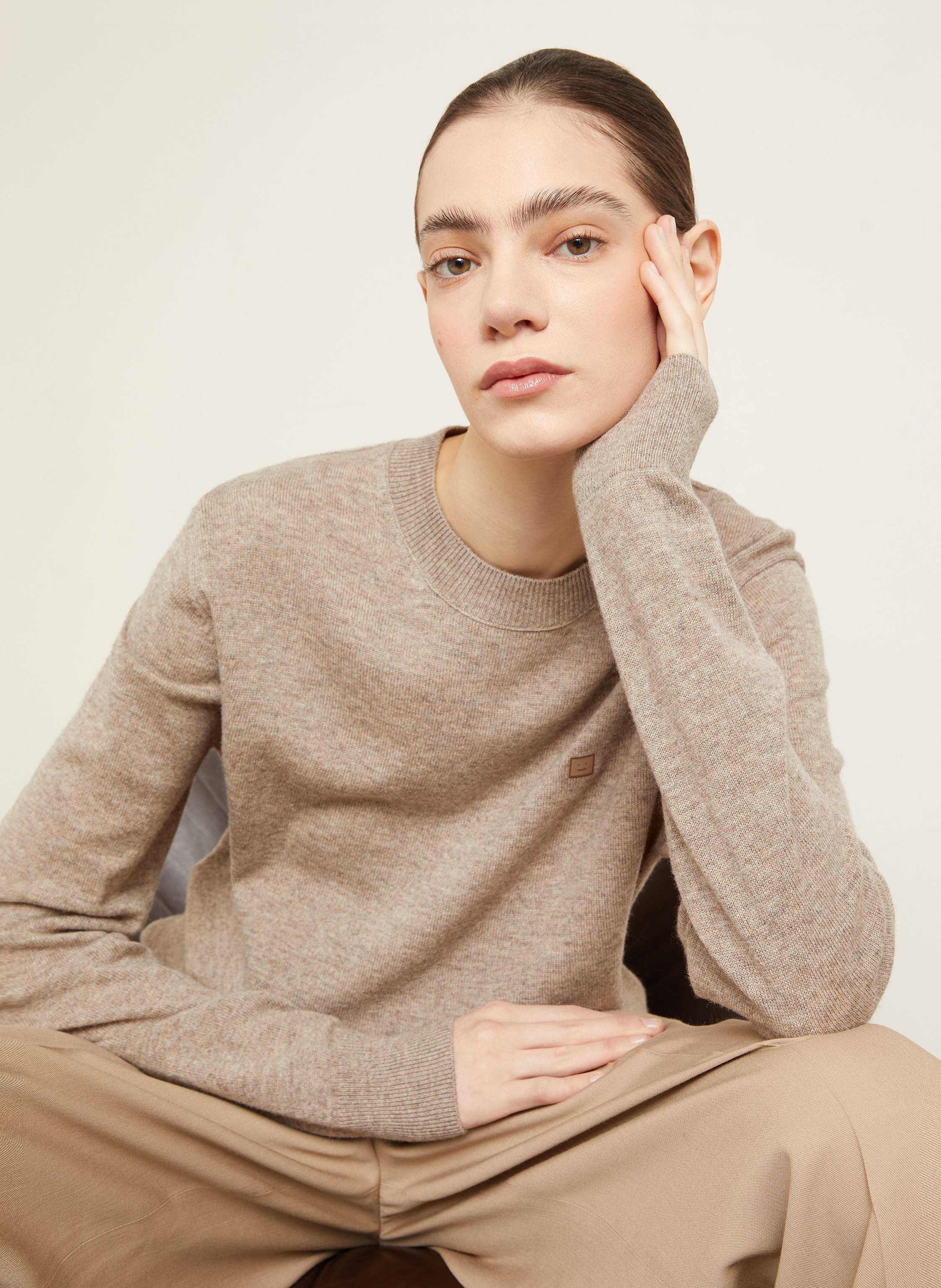 Thumbnail - Acne Studios Pullover beige