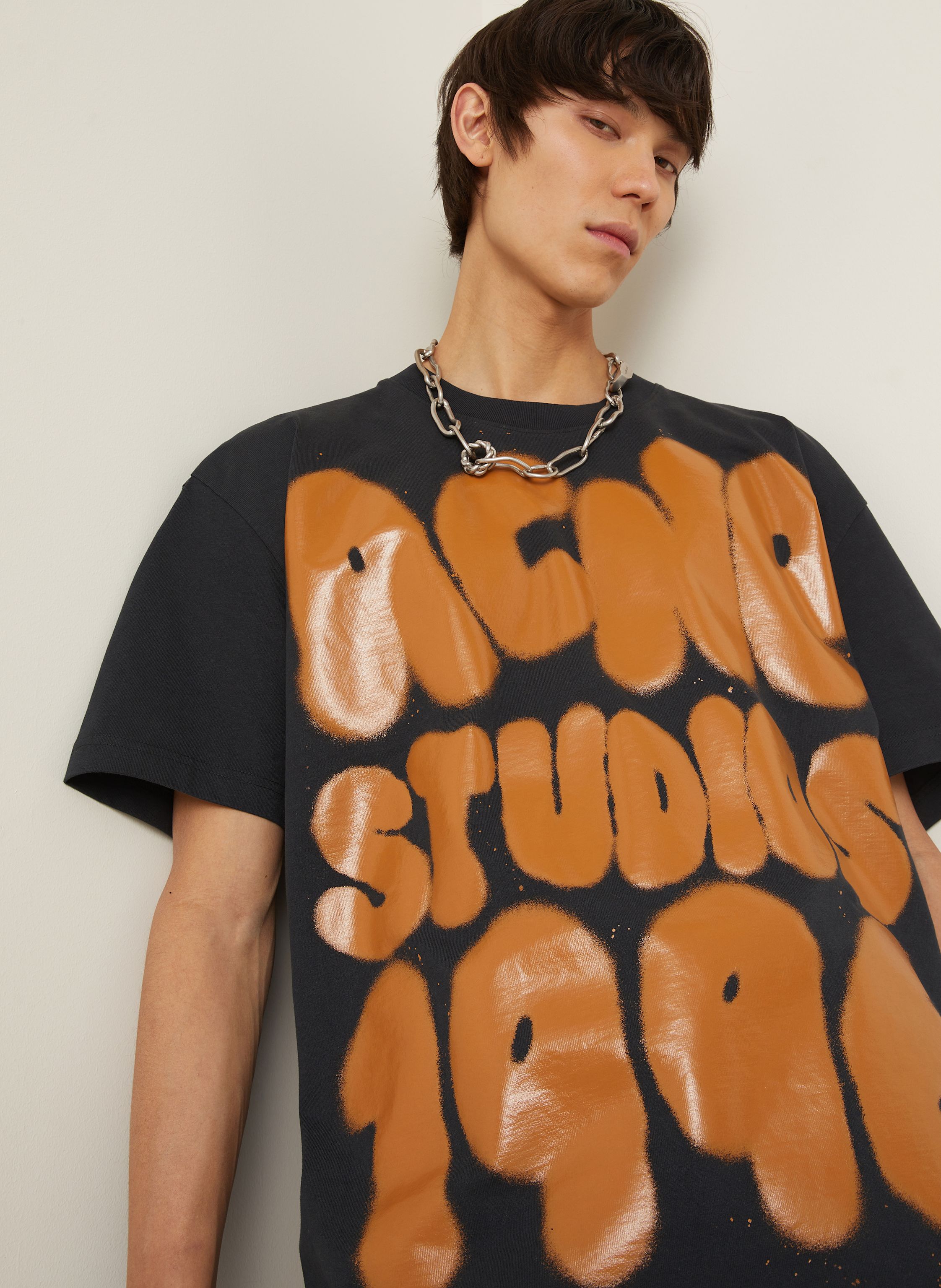 Thumbnail - Acne Studios Oversized-Shirt schwarz