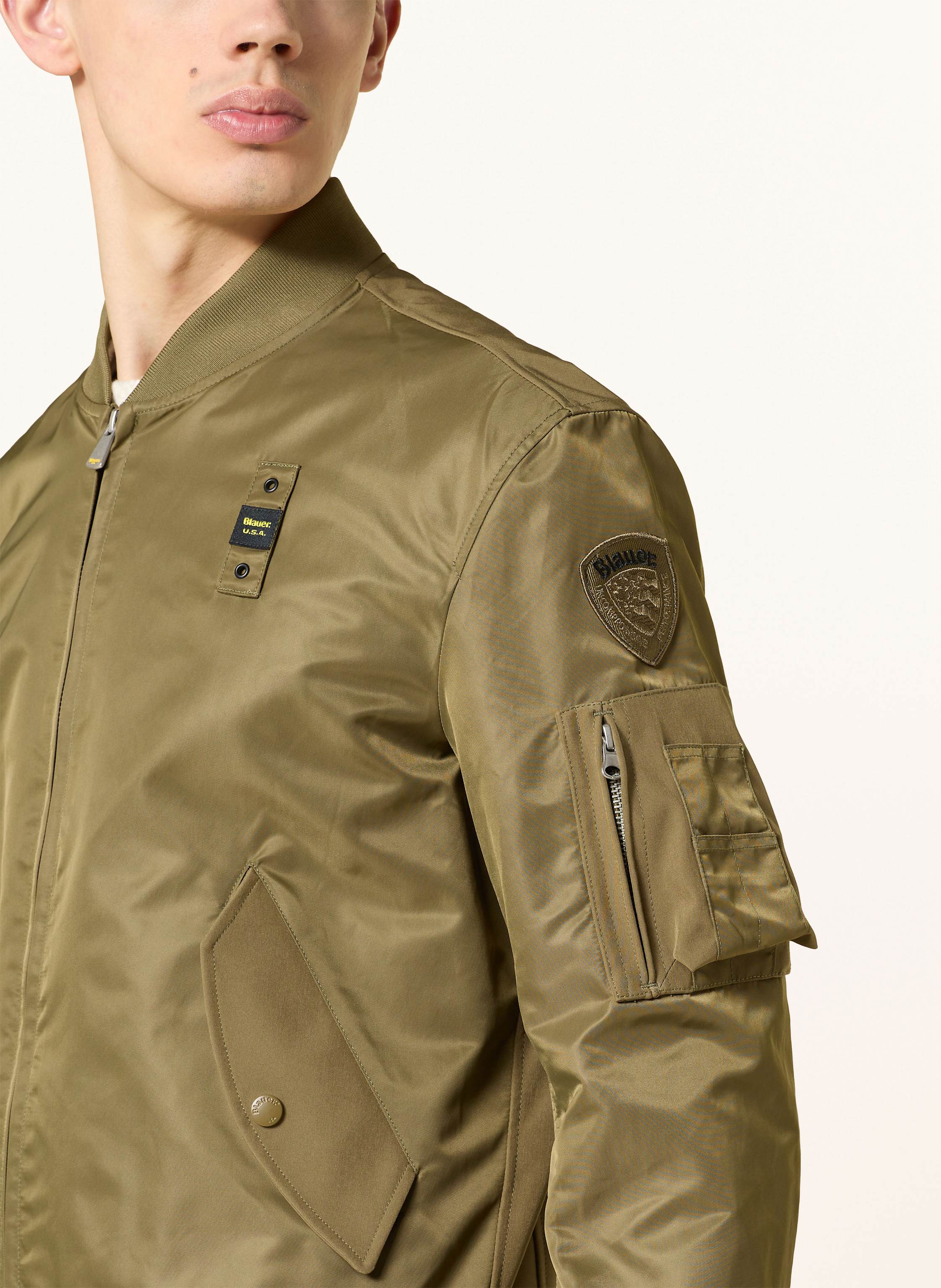 Thumbnail - Blauer Blouson Rocky gruen