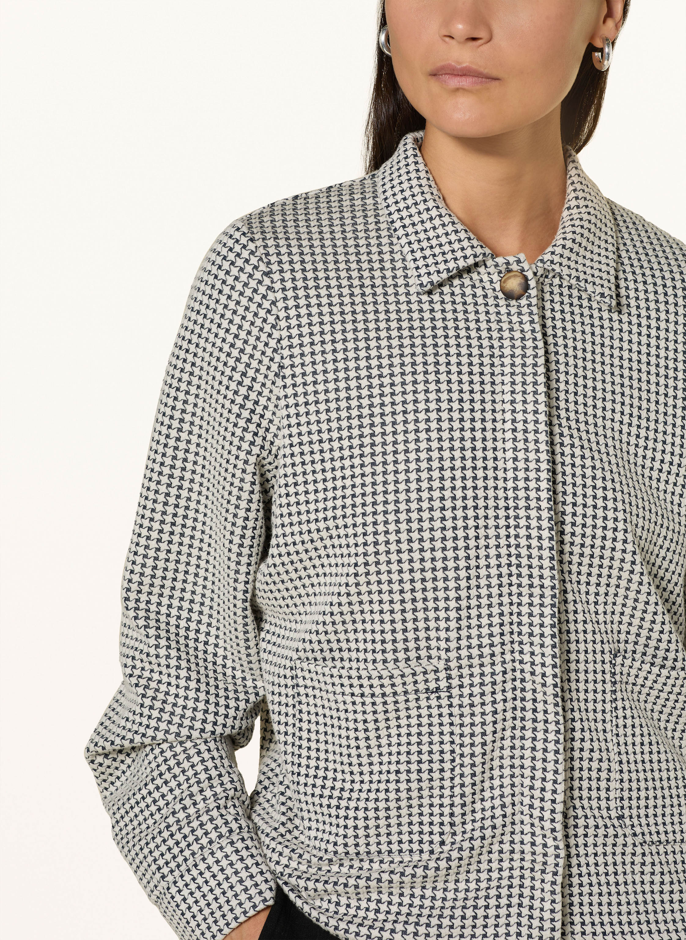 Thumbnail - Ichi Kastenjacke Ihkate Aus Jersey weiss