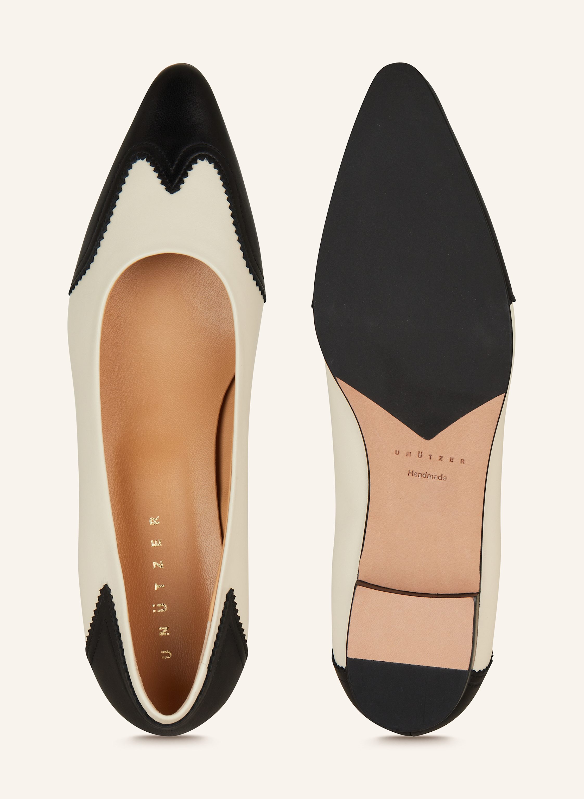 Thumbnail - Unützer Ballerinas beige