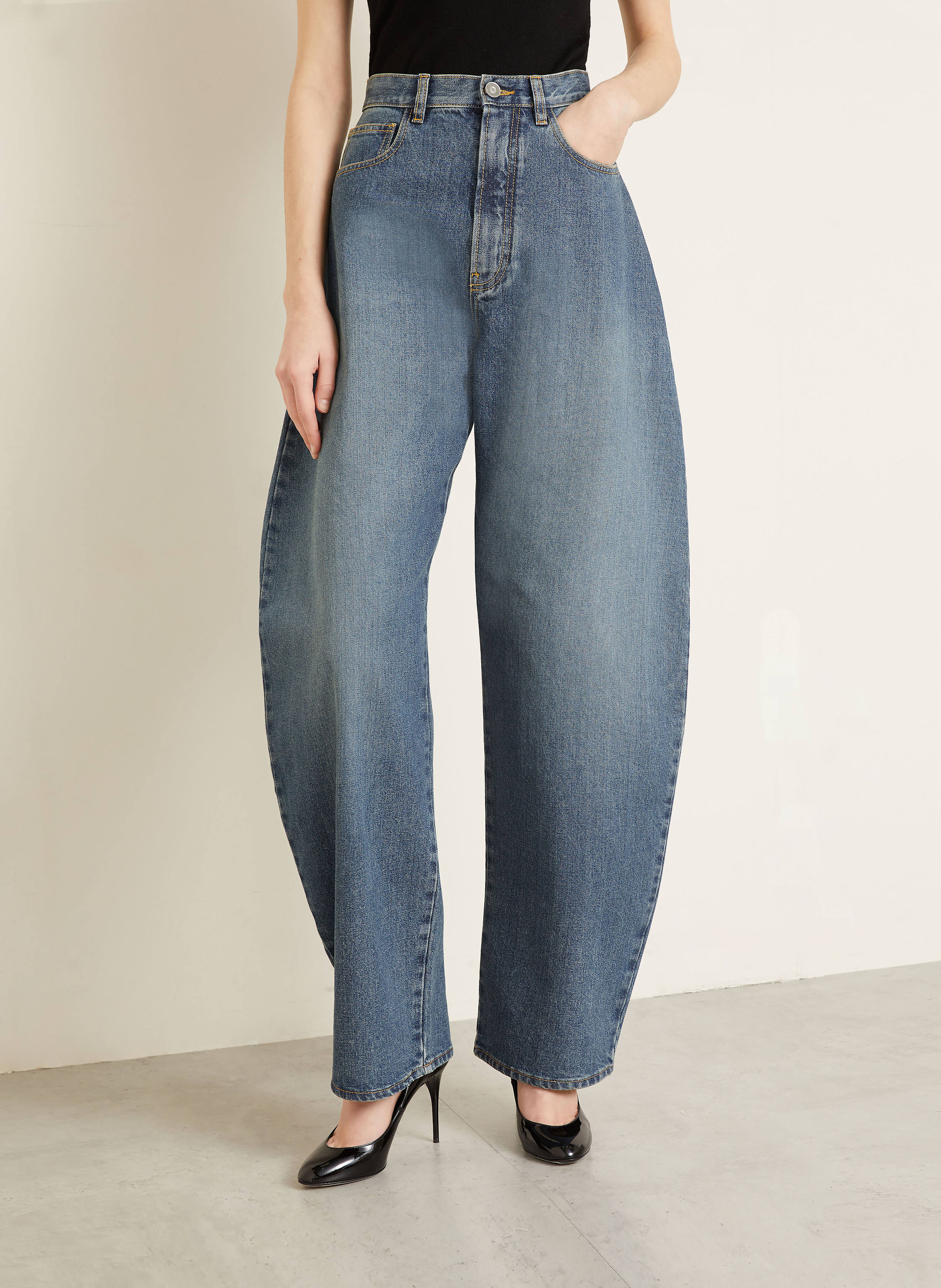 Thumbnail - Alaïa Jeans blau