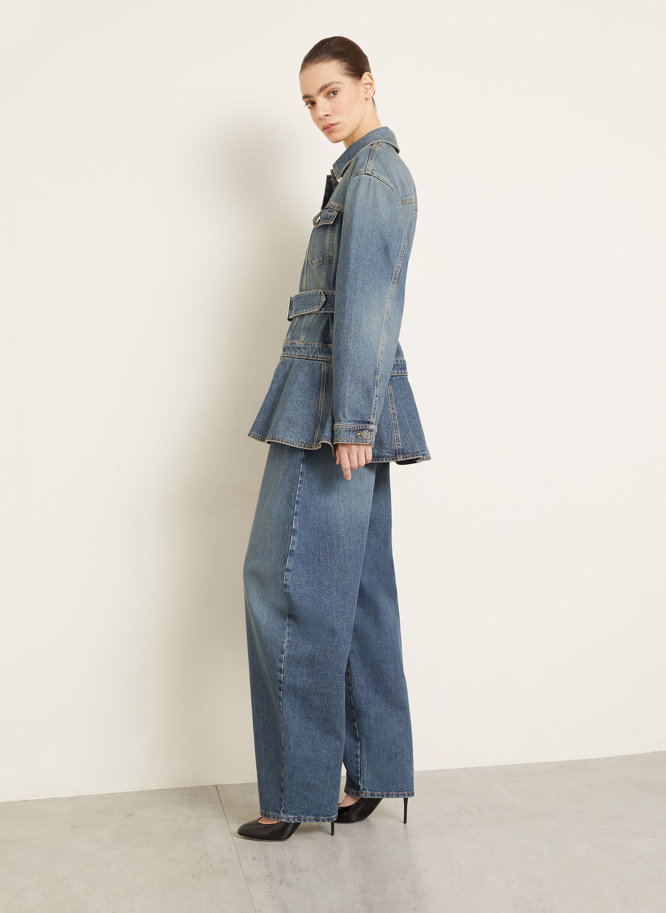 Thumbnail - Alaïa Jeans blau