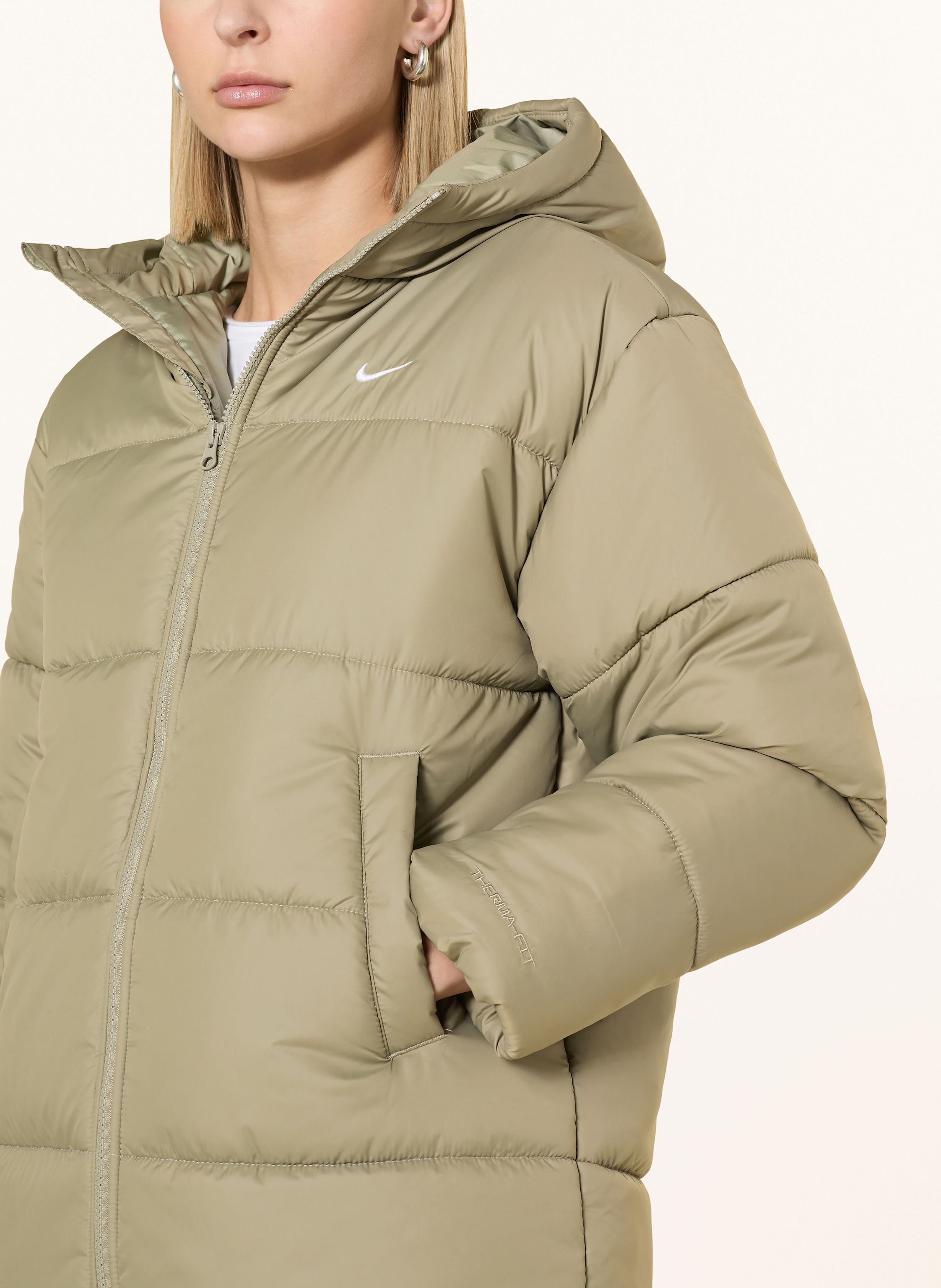 Thumbnail - Nike Parka Therma Fit Classic gruen