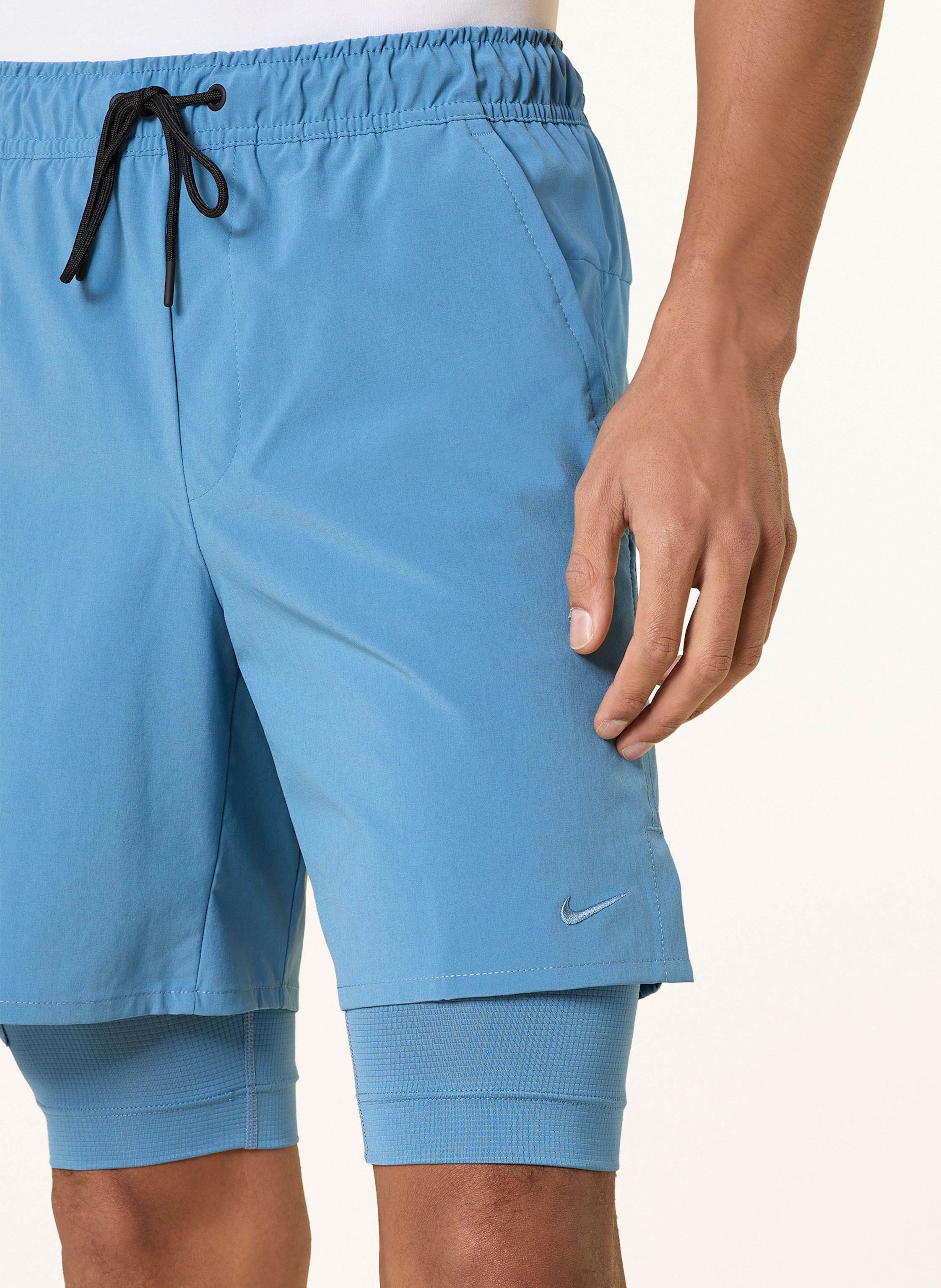 Thumbnail - Nike 2-In-1-Trainingsshorts Unlimited blau