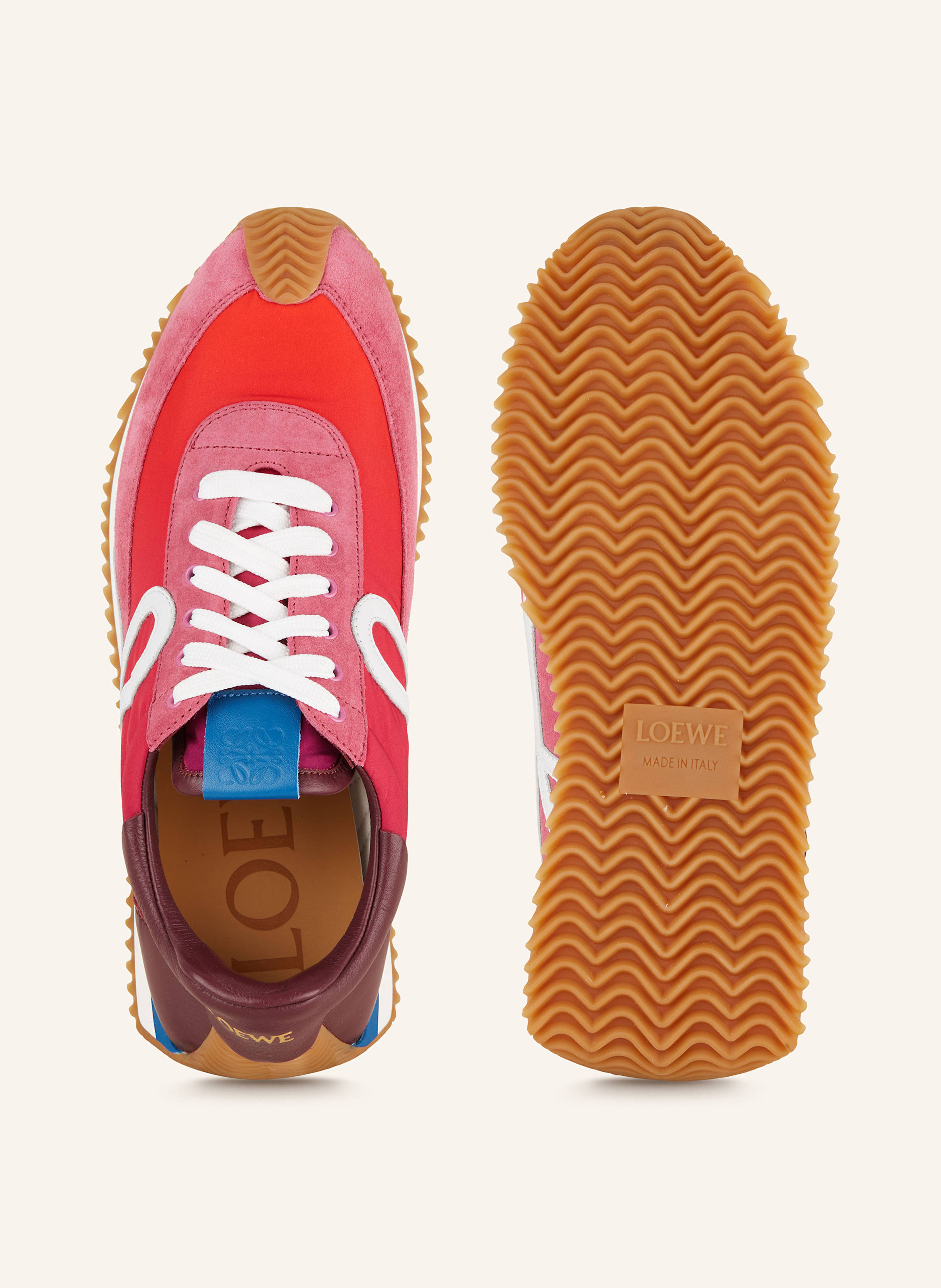 Thumbnail - Loewe Sneaker Flow Runner pink