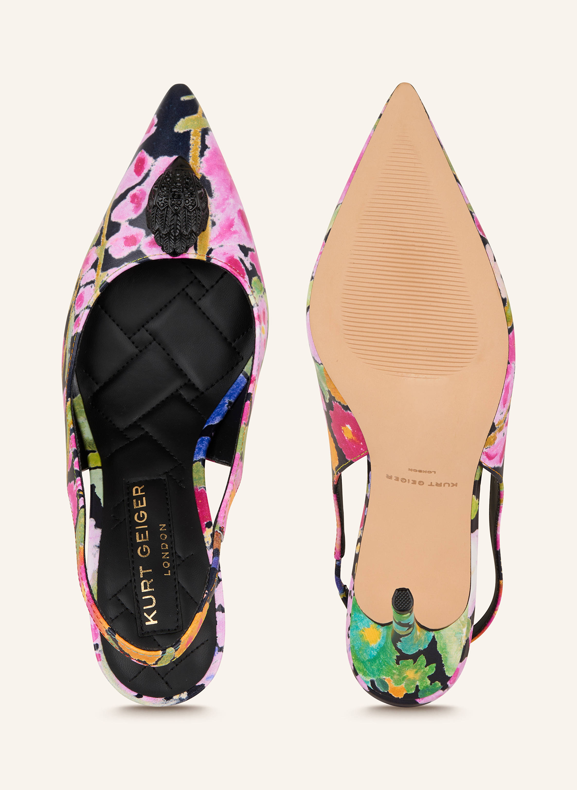 Thumbnail - Kurt Geiger Slingpumps Belgravia Mit Schmucksteinen schwarz