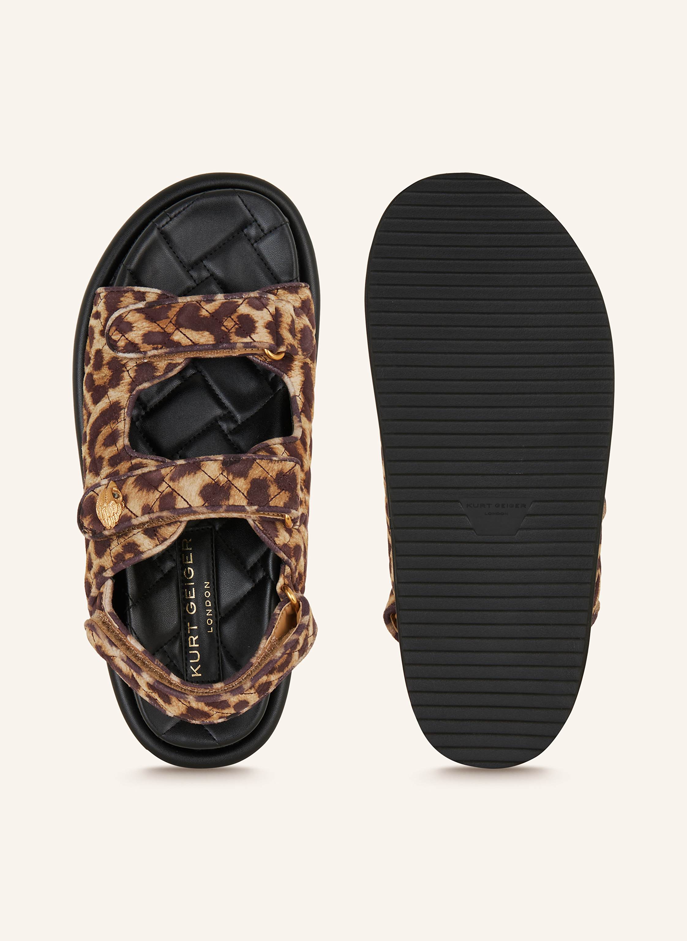 Thumbnail - Kurt Geiger Plateau-Sandalen Orson braun