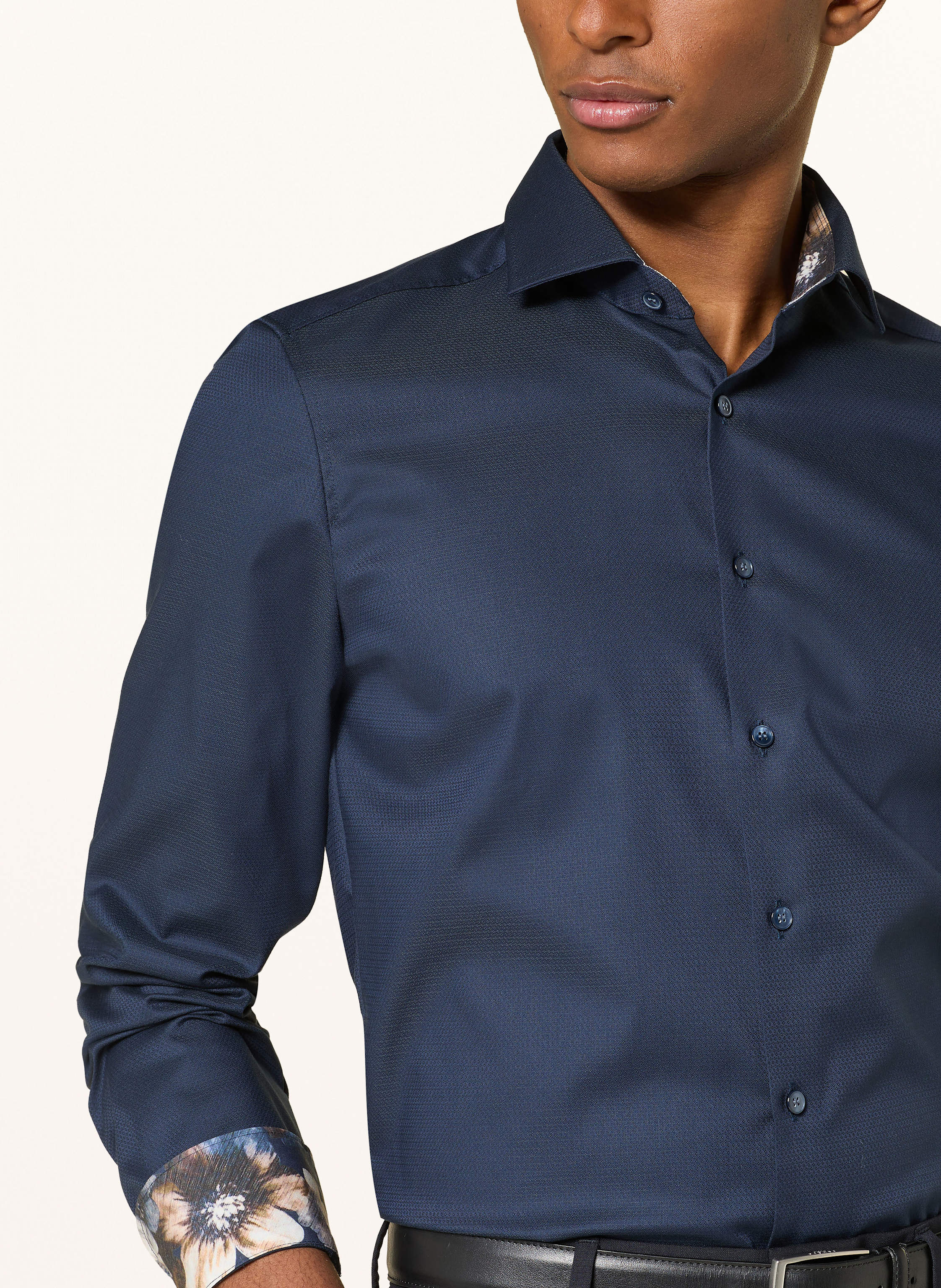 Thumbnail - Olymp Hemd Level Five Body Fit Mit Extralangem Arm blau