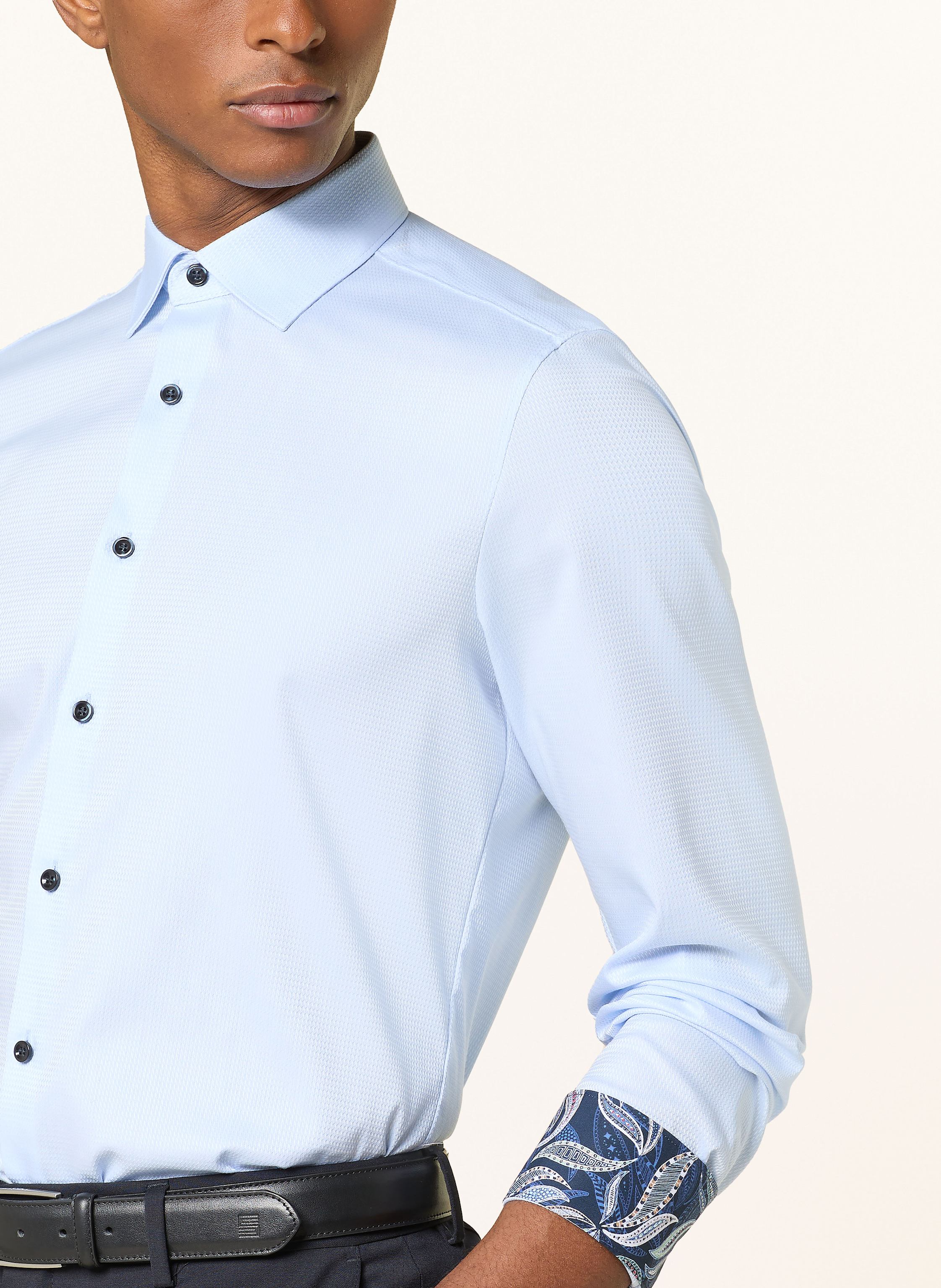 Thumbnail - Olymp Hemd Level Five Body Fit Mit Extralangem Arm blau