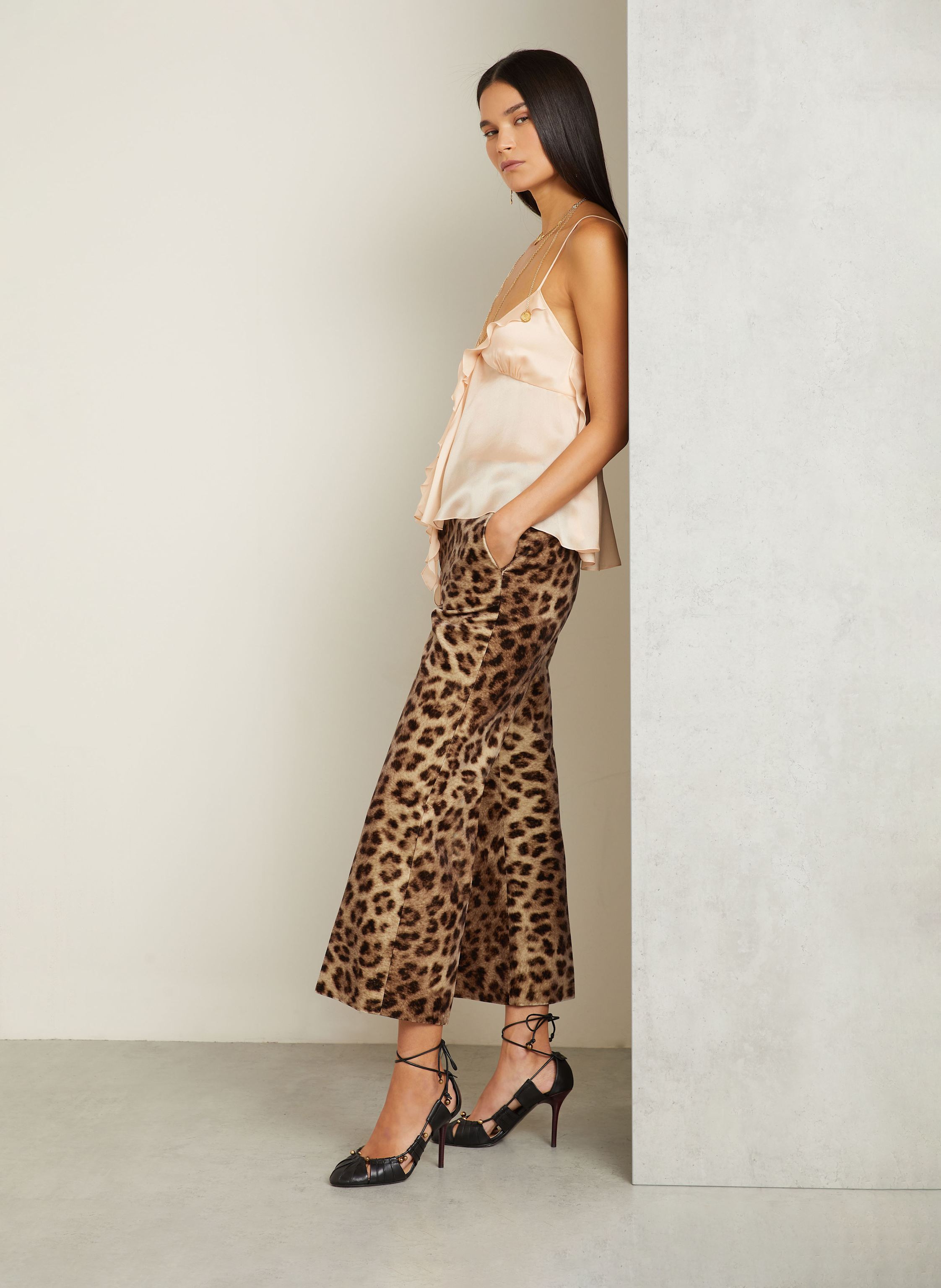 Thumbnail - Chloé 7/8-Hose braun