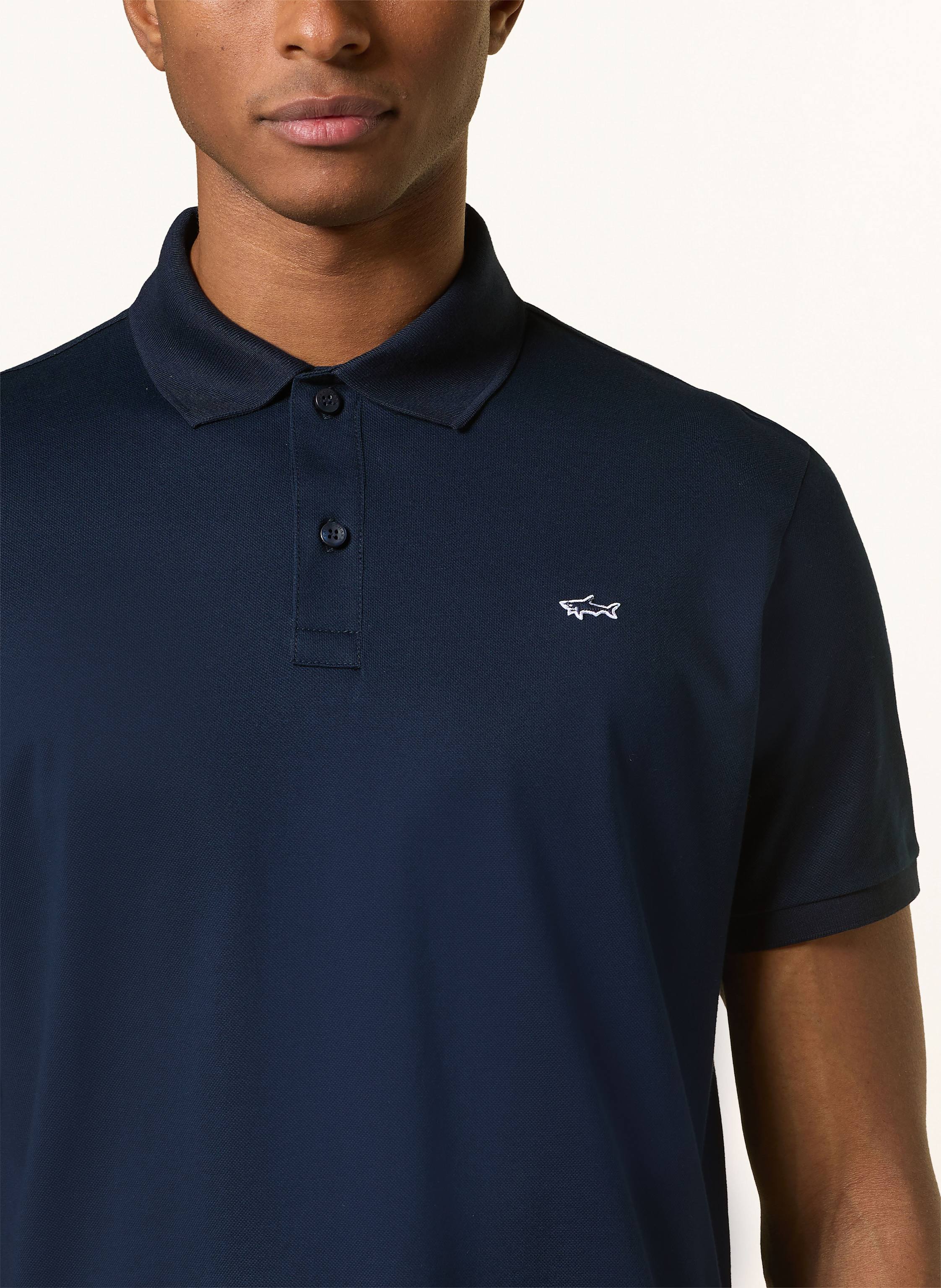 Thumbnail - Paul & Shark Piqué-Poloshirt blau