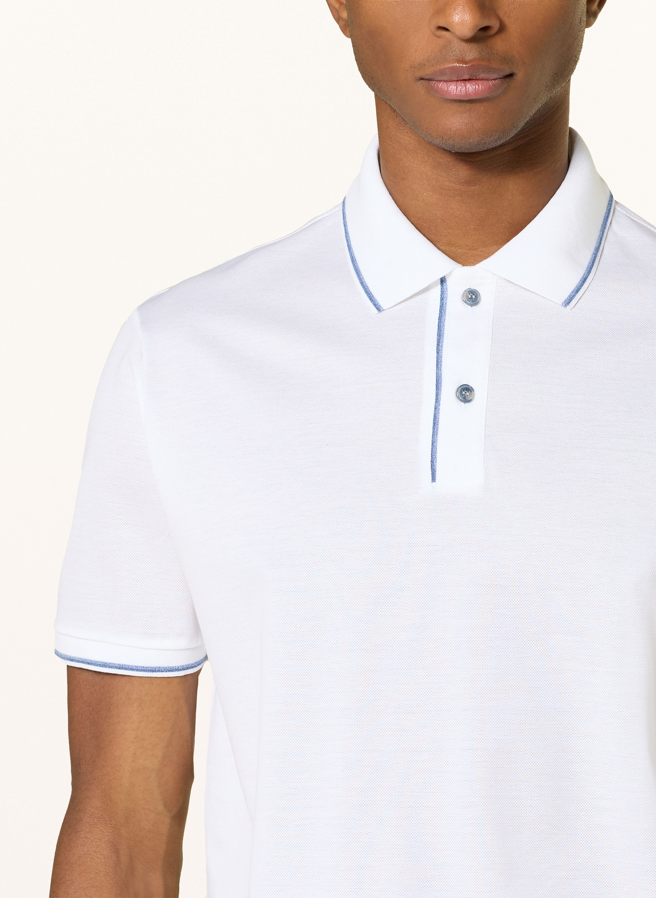 Thumbnail - Paul & Shark Piqué-Poloshirt weiss