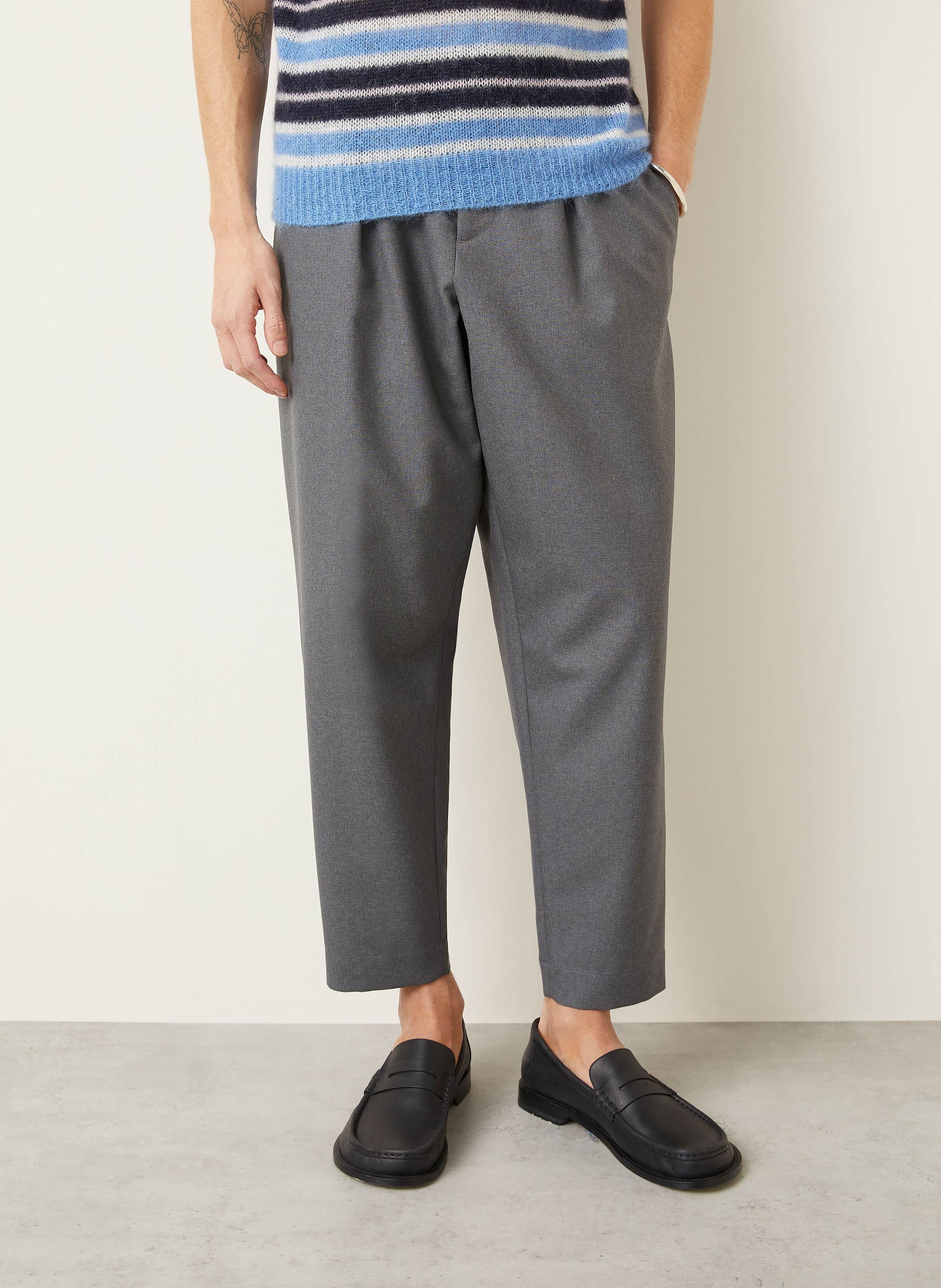Thumbnail - Marni Chino Tropical Wool Regular Fit grau