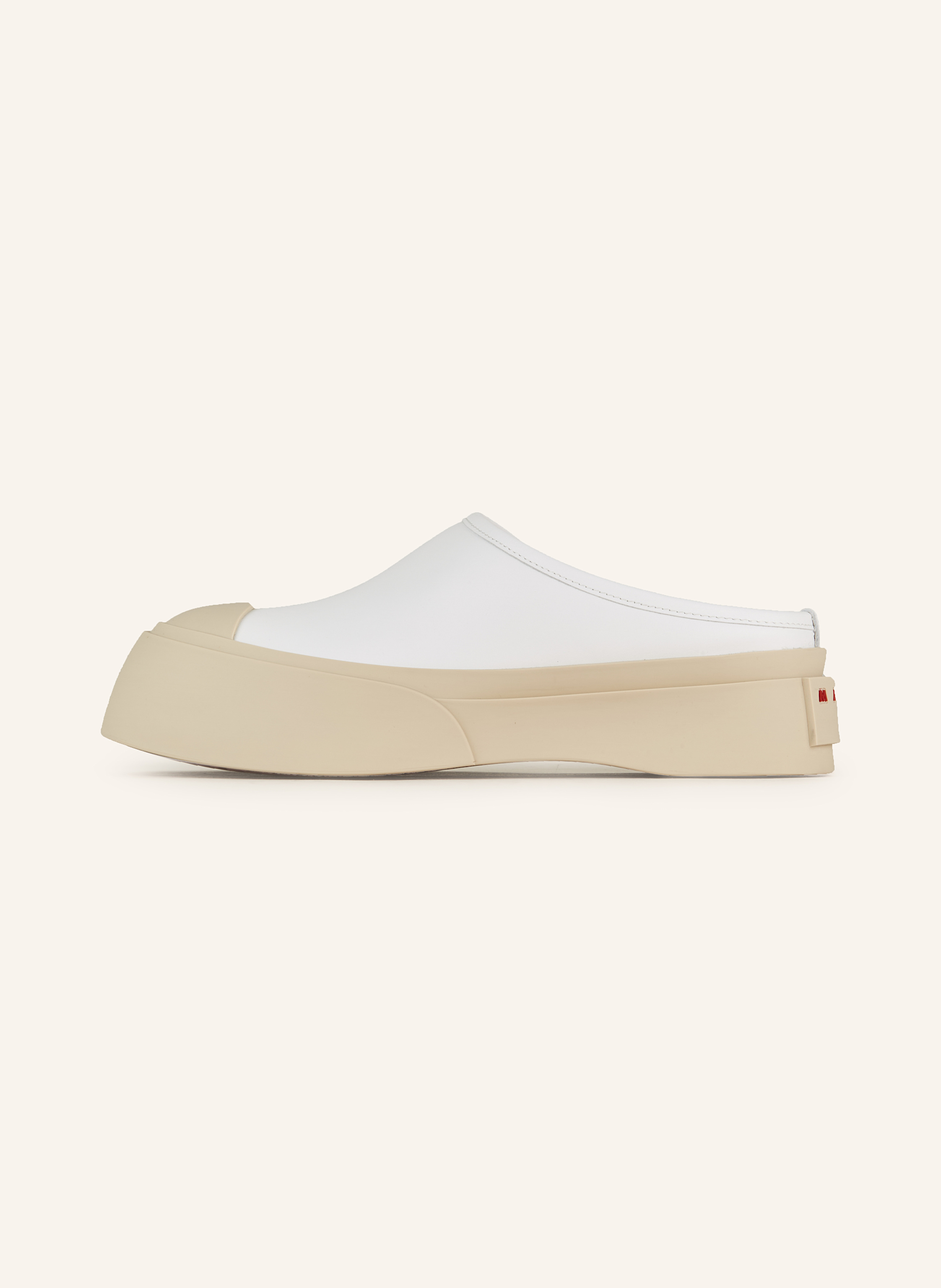Thumbnail - Marni Plateau-Pantoletten weiss