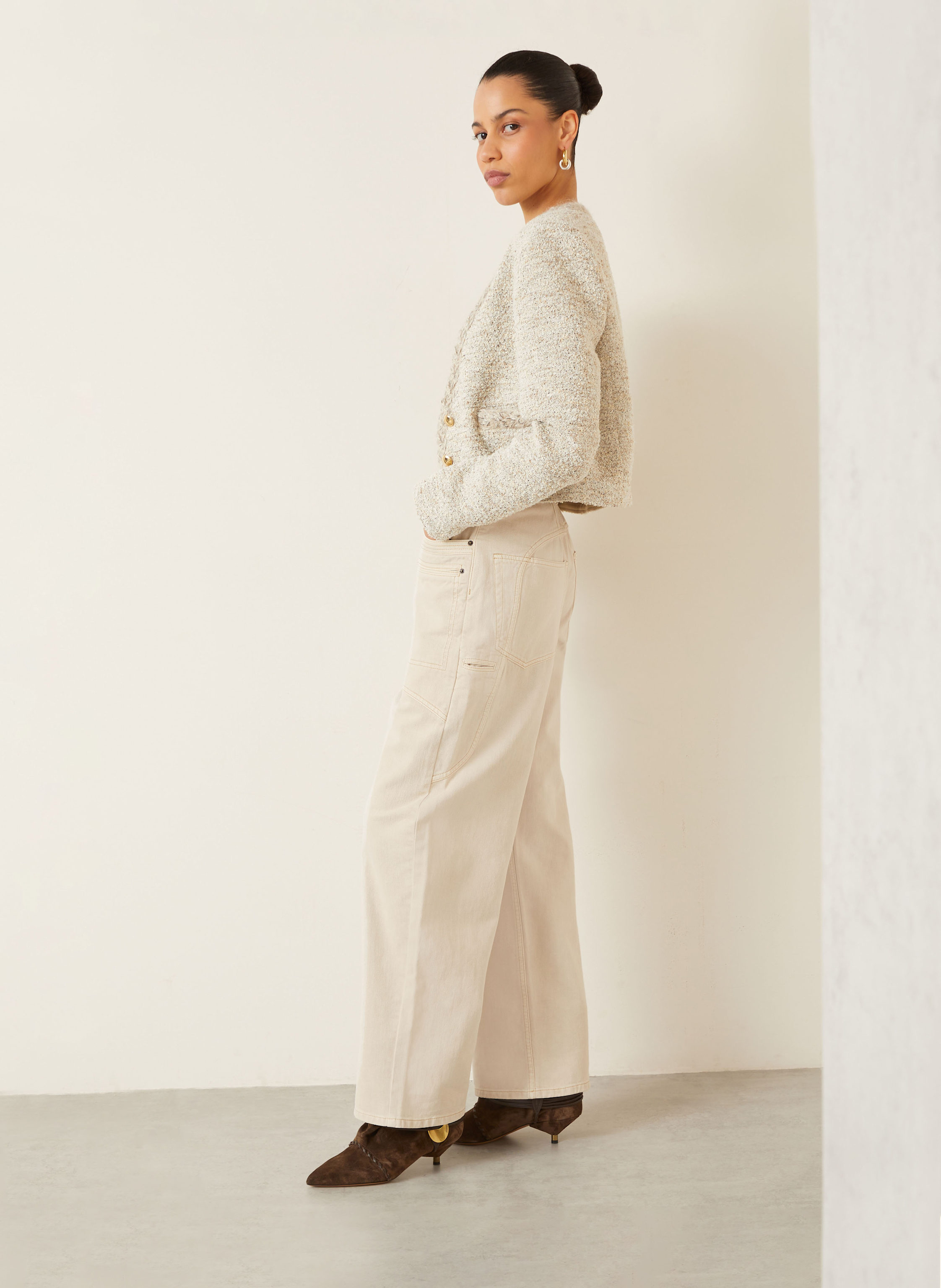 Thumbnail - Isabel Marant Jeans Beryl weiss