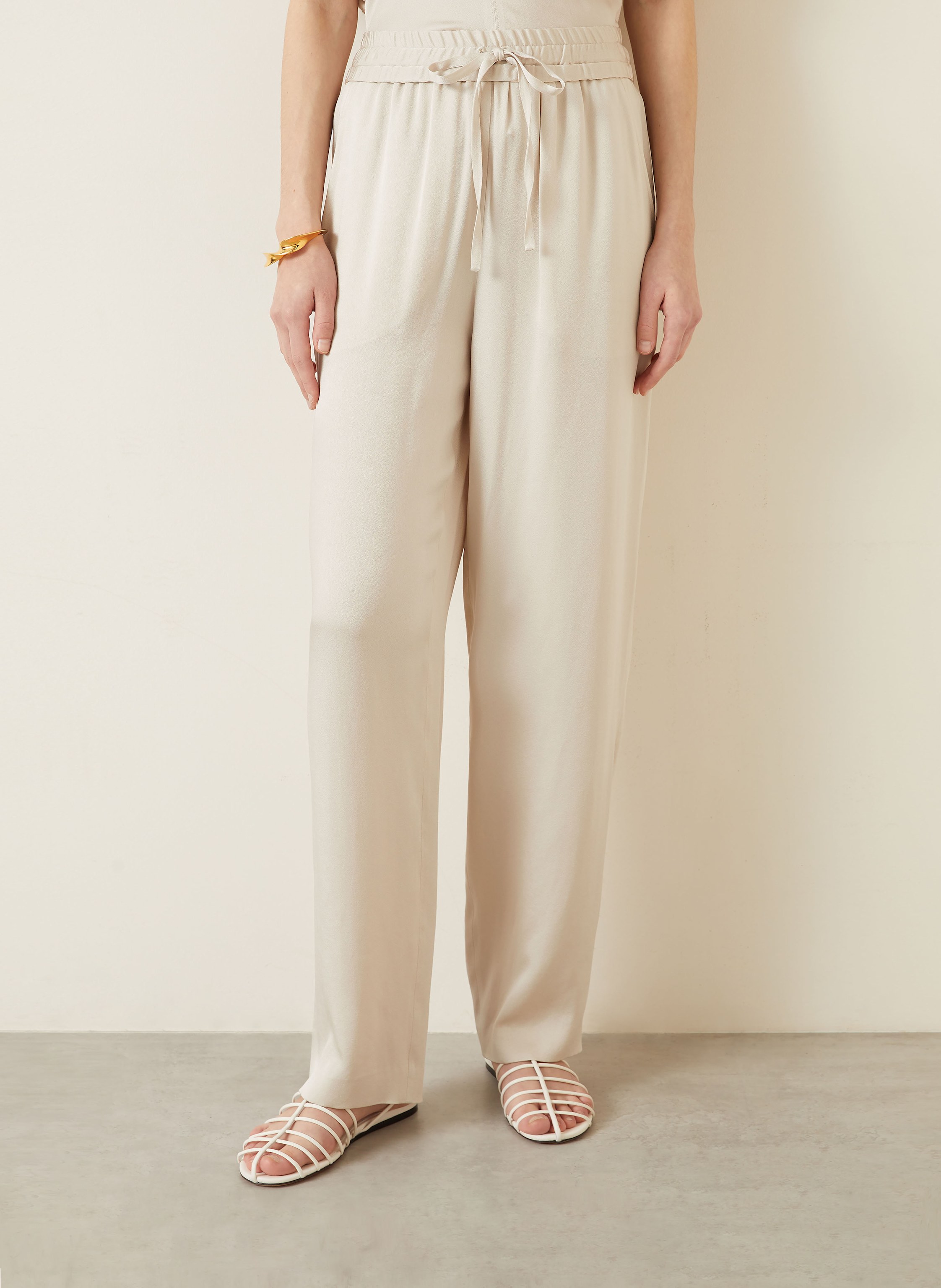 Thumbnail - Isabel Marant Satinhose Kendry weiss