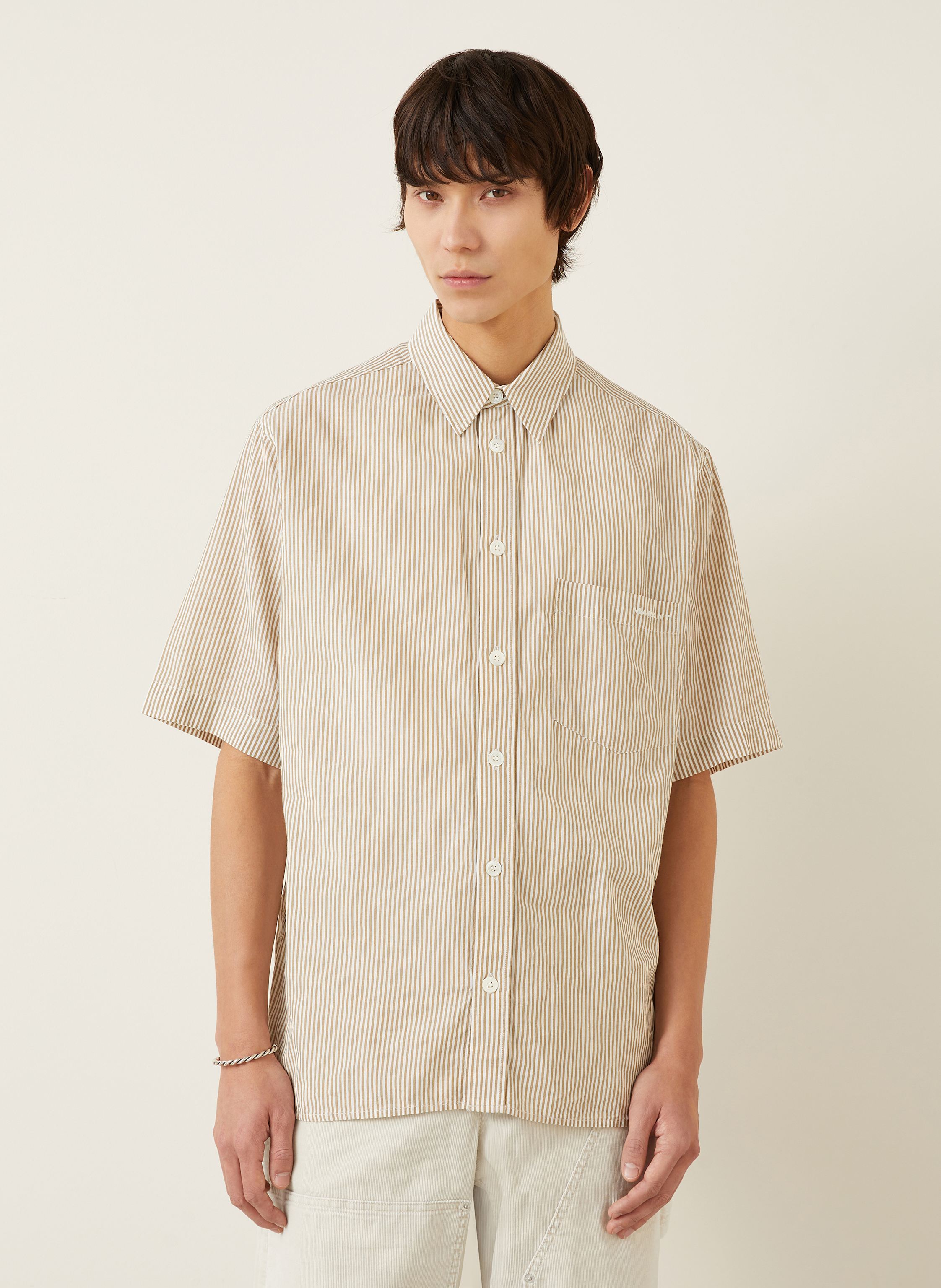 Thumbnail - Isabel Marant Kurzarm-Hemd Labilio-Ga Comfort Fit weiss