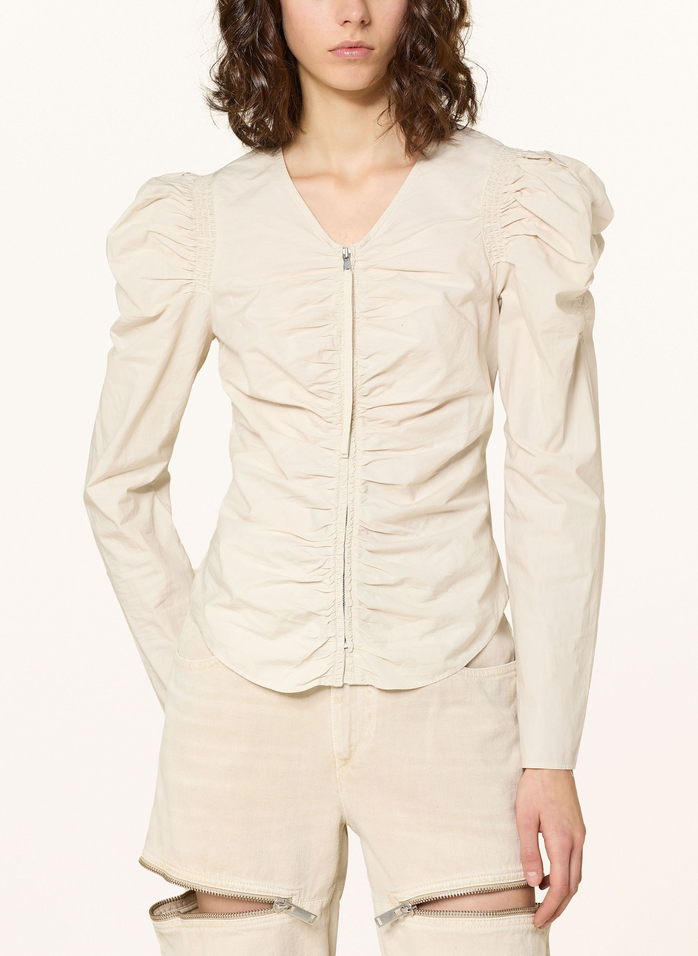 Thumbnail - Marant Étoile Bluse Benatea beige