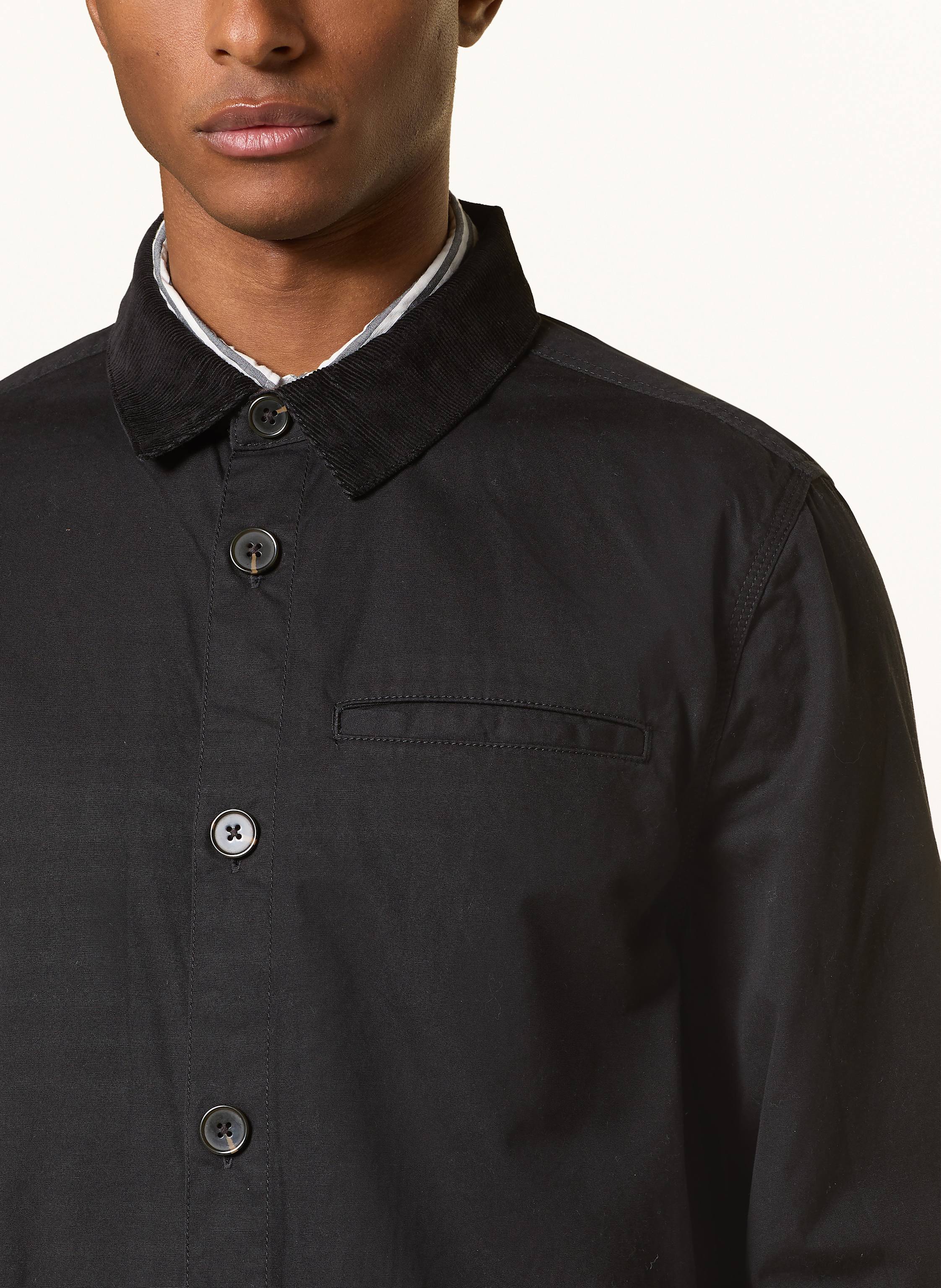 Thumbnail - Barbour Overshirt Cole schwarz