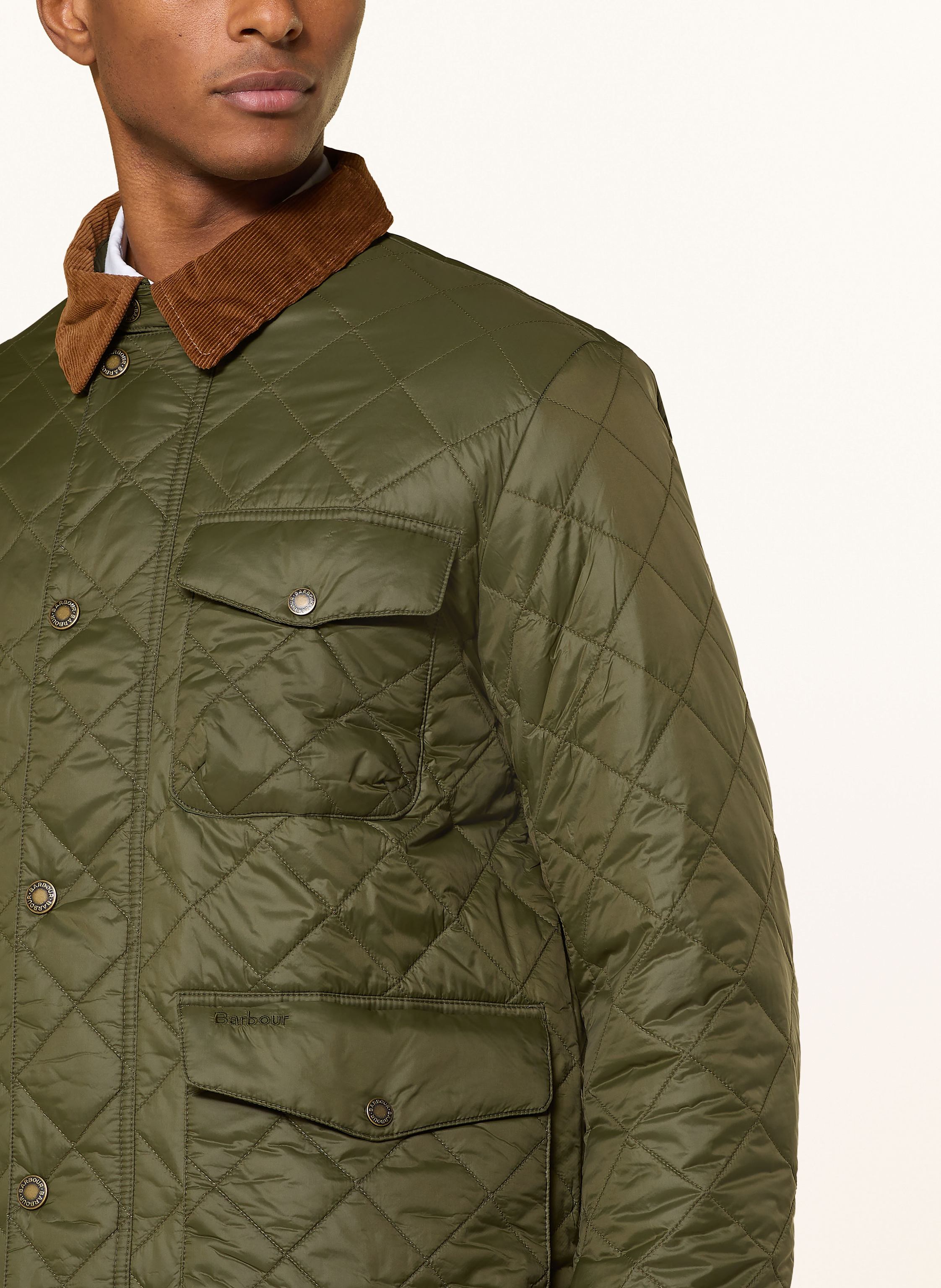 Thumbnail - Barbour Steppjacke Horton gruen