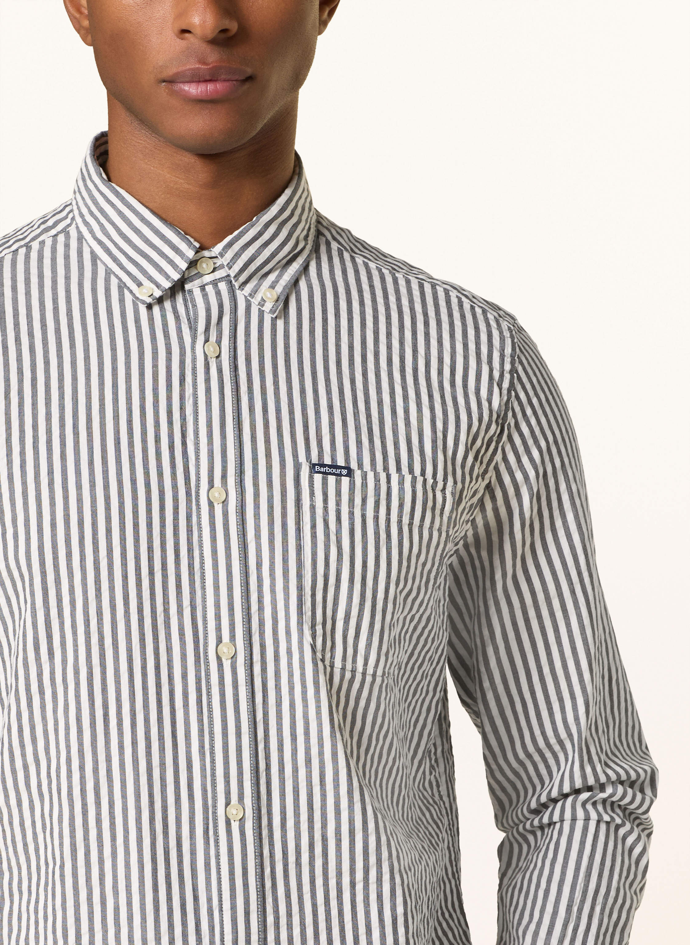 Thumbnail - Barbour Hemd Cresswell Tailored Fit blau